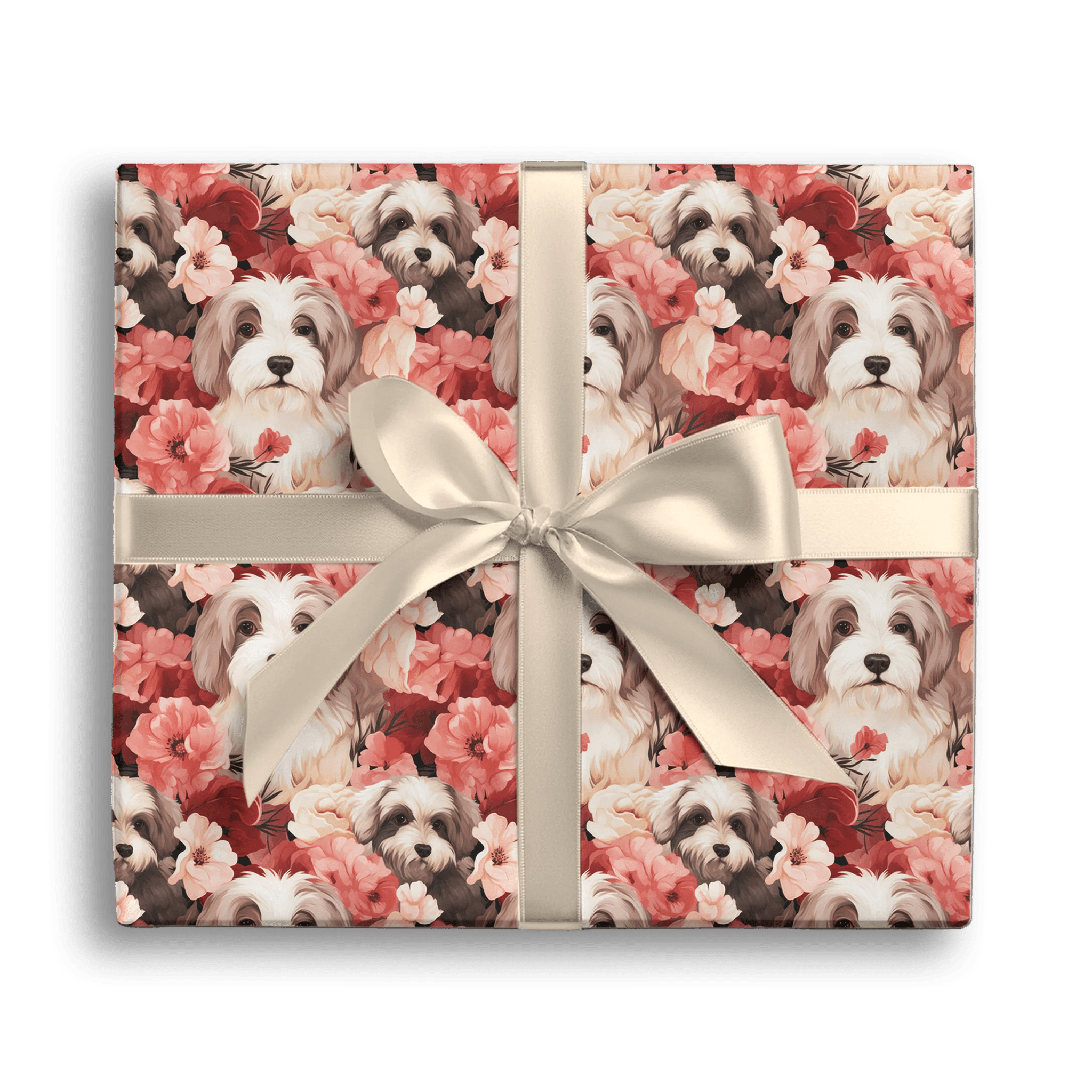 Innocent Canine Gaze Gift Wrapping Paper