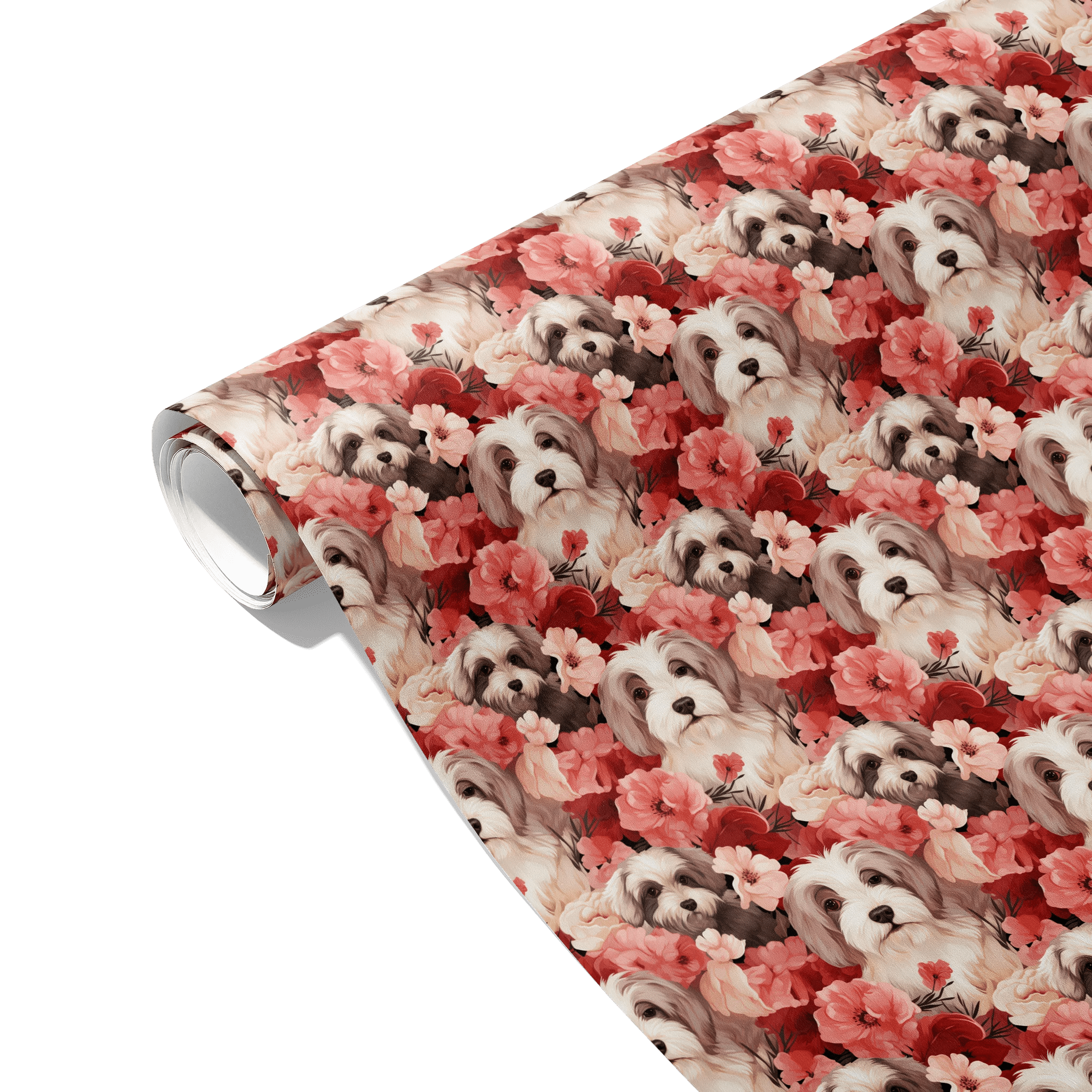 Innocent Canine Gaze Gift Wrapping Paper
