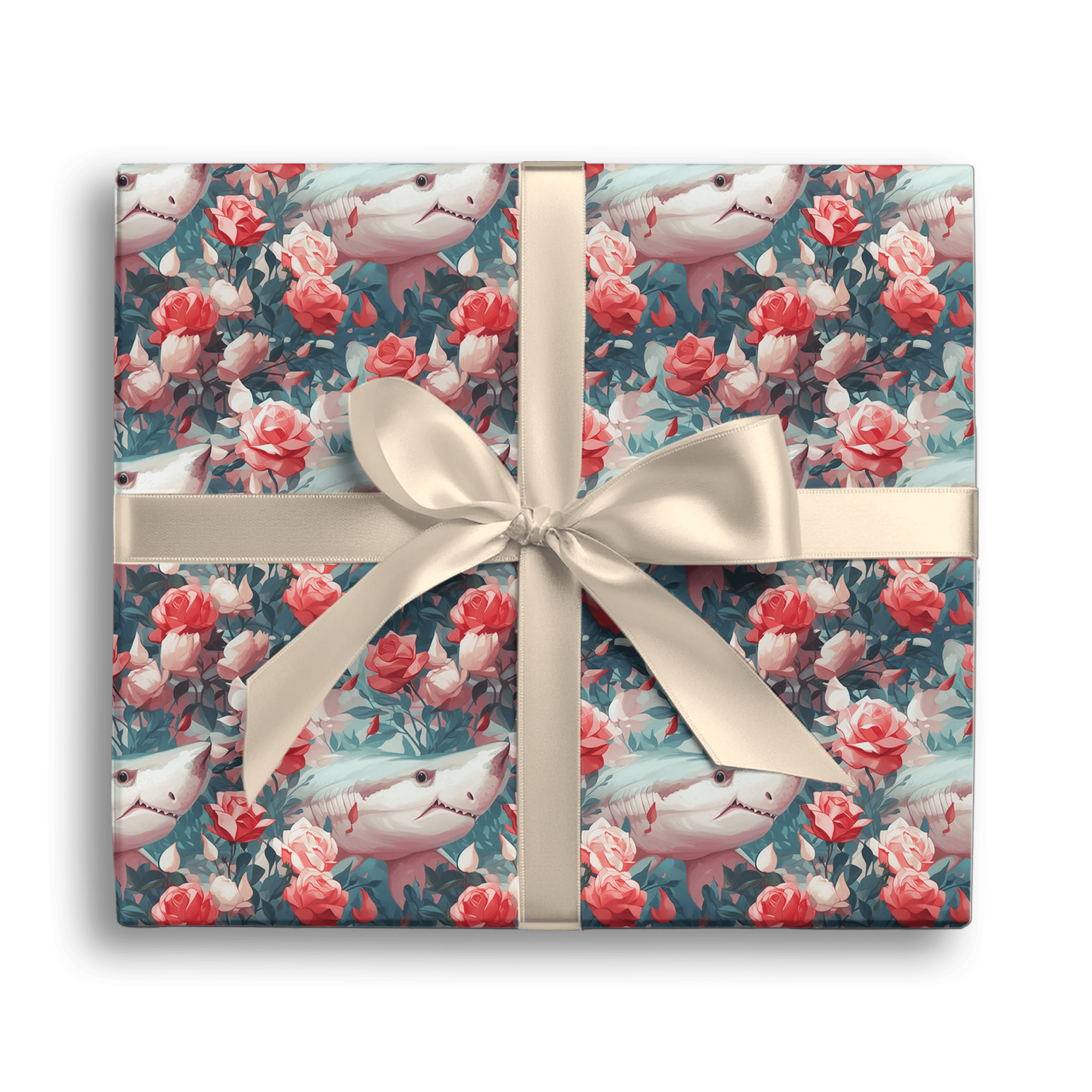 Fierce Yet Floral Gift Wrapping Paper