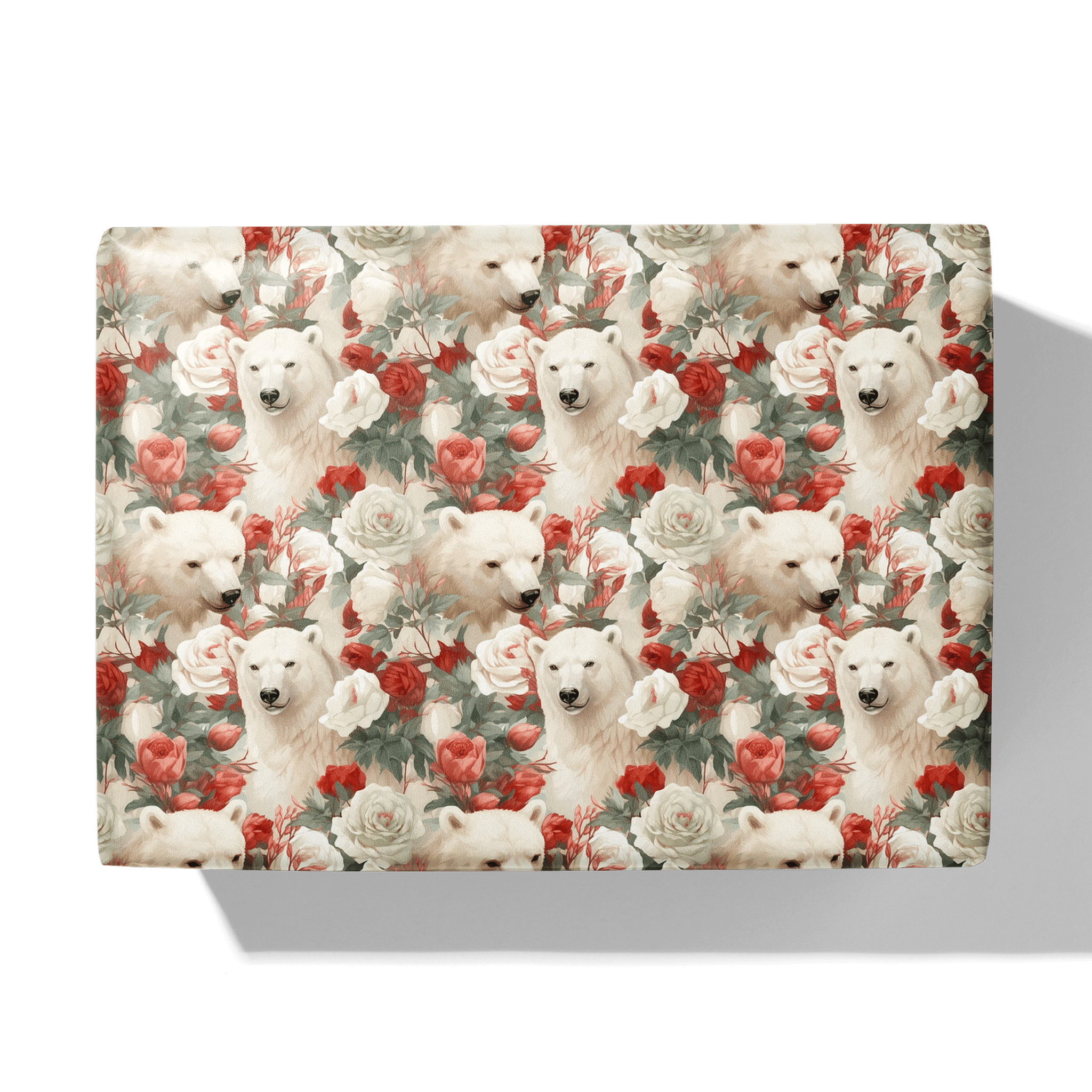 Arctic Meets Flora Gift Wrapping Paper
