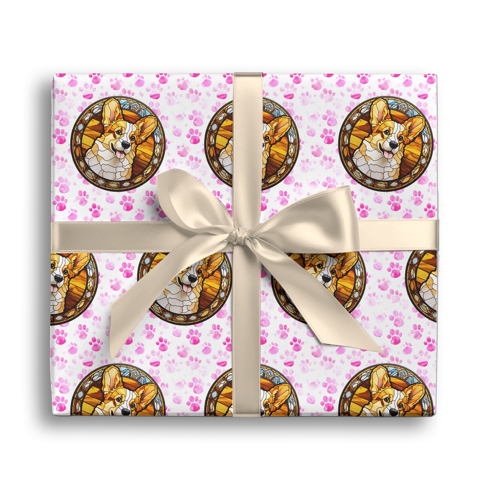 Playful And Lovable Gift Wrapping Paper