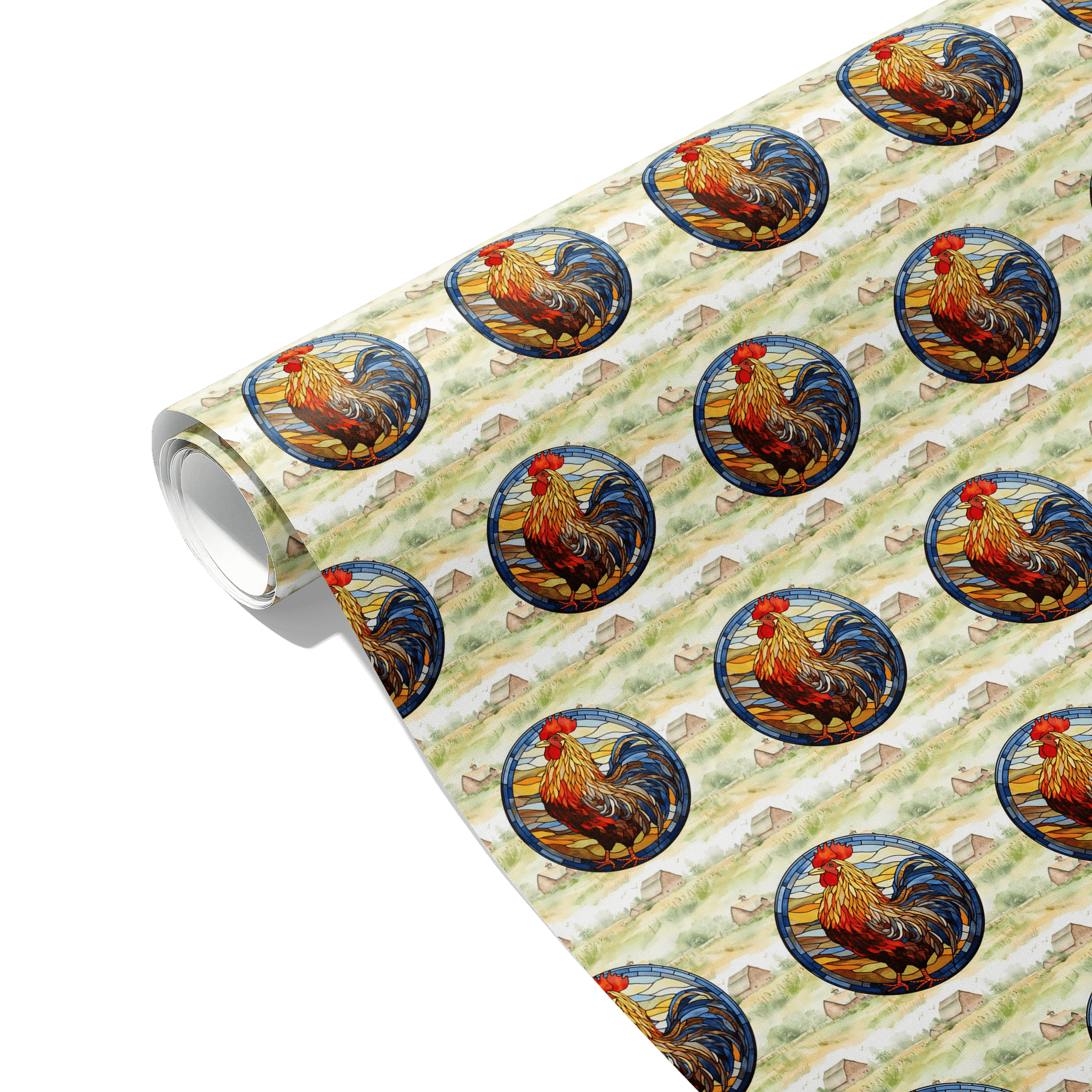 Vibrant Farm Icon Gift Wrapping Paper