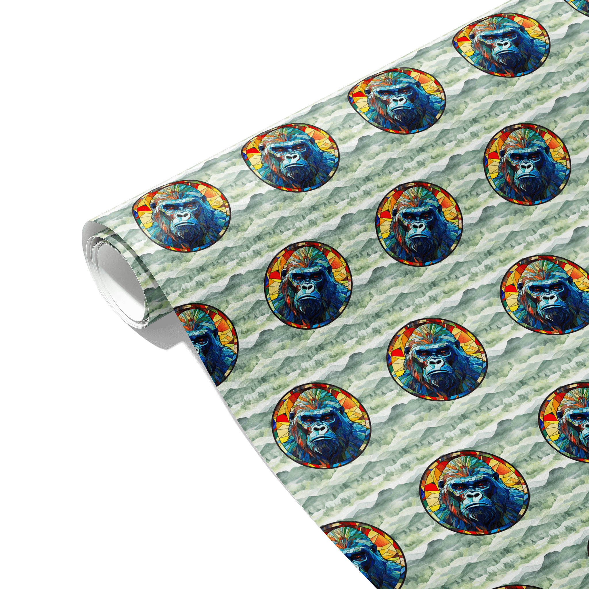 Powerful Mountain Guardian Gift Wrapping Paper