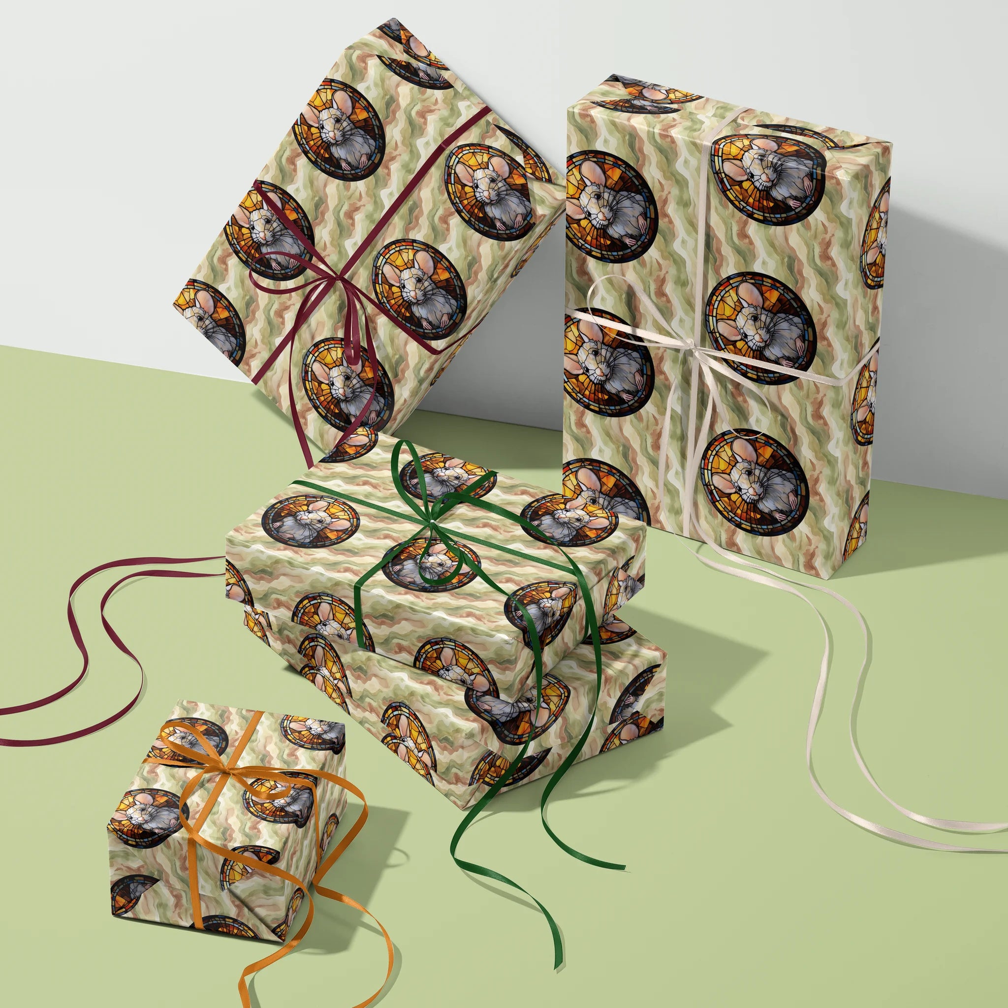 Tiny Inquisitive Gaze Gift Wrapping Paper