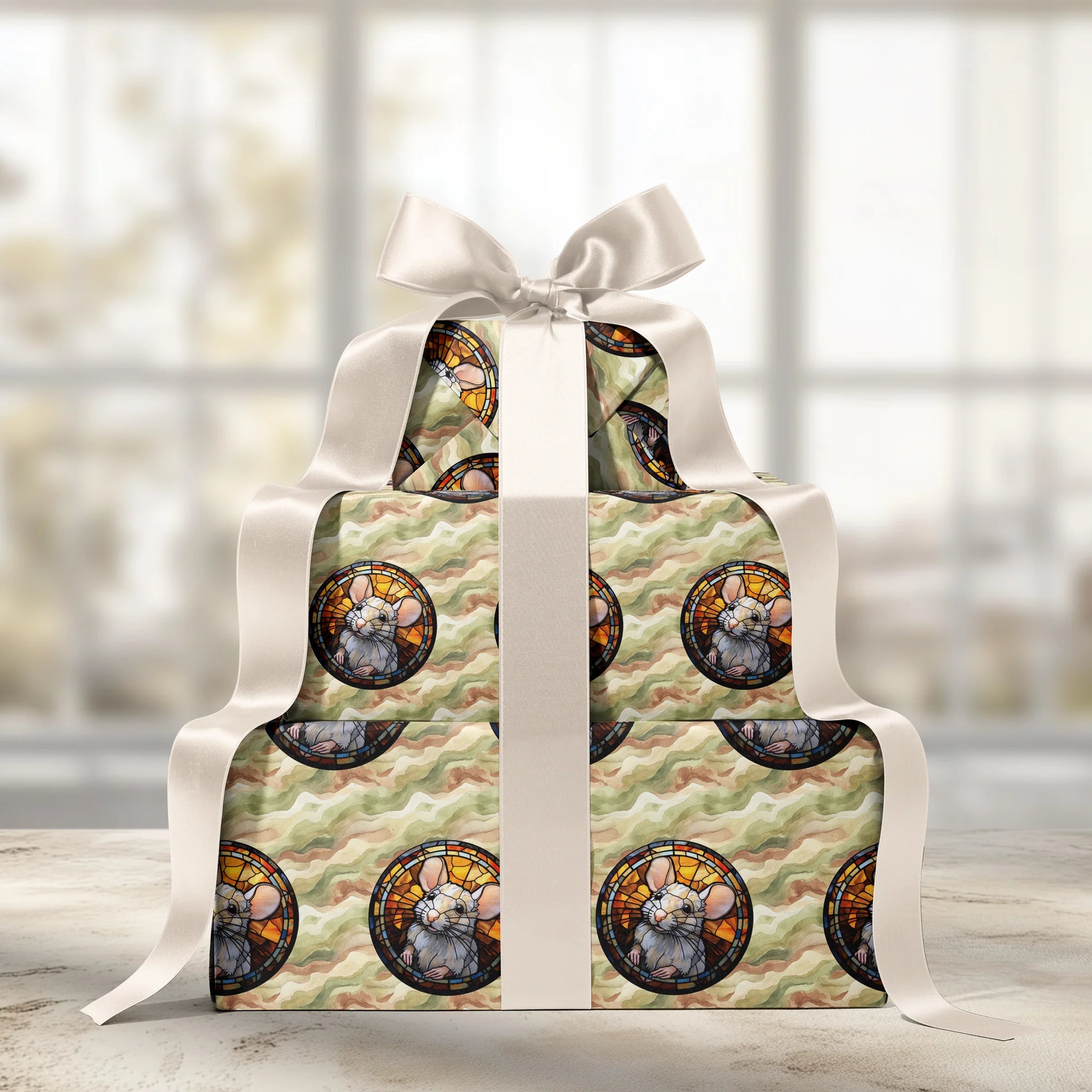 Tiny Inquisitive Gaze Gift Wrapping Paper