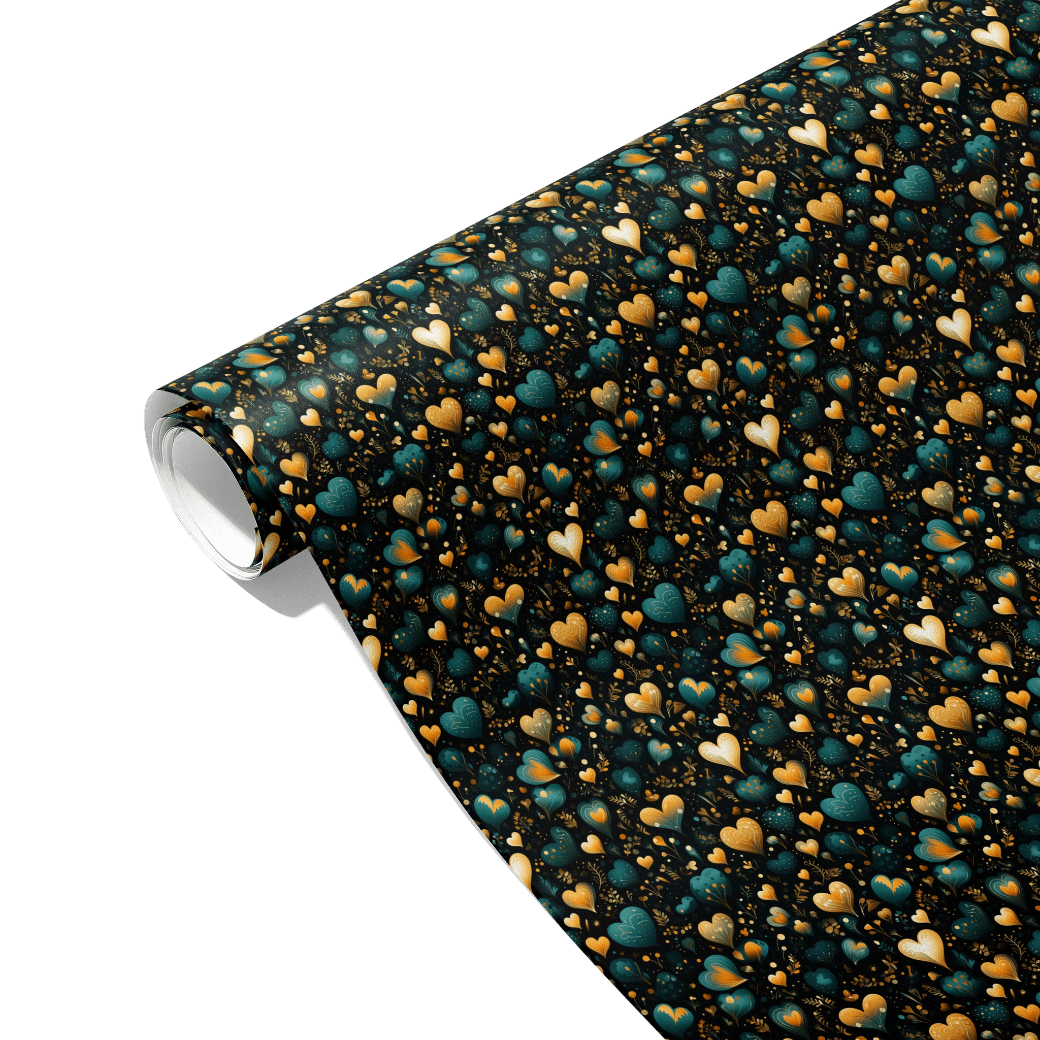 Nighttime Heart Magic Gift Wrapping Paper