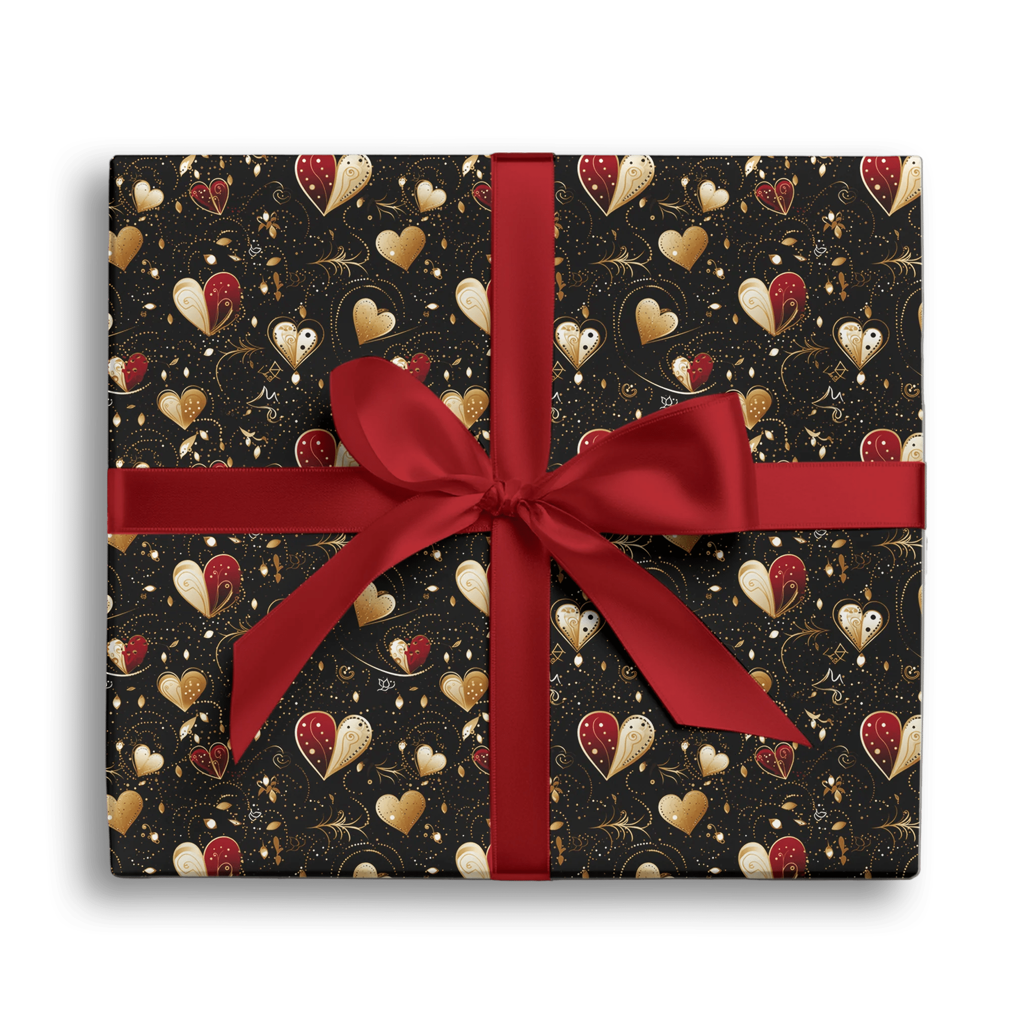 Romantic Heart Explosion Gift Wrapping Paper