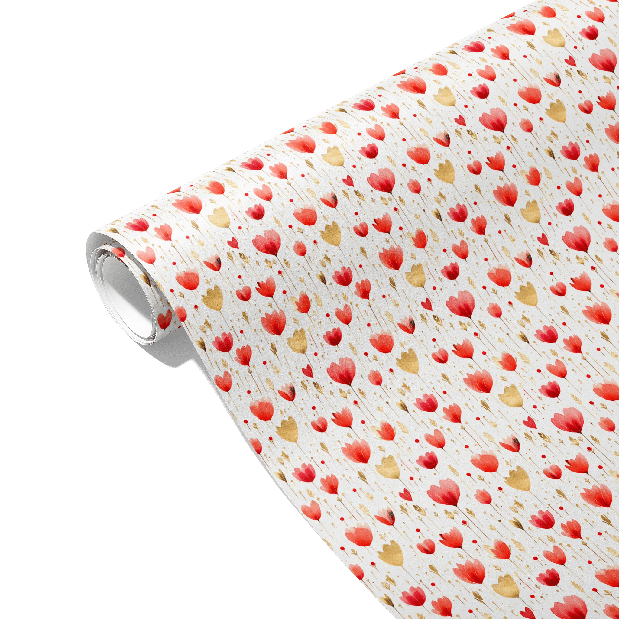 Springtime Romance Glow Gift Wrapping Paper