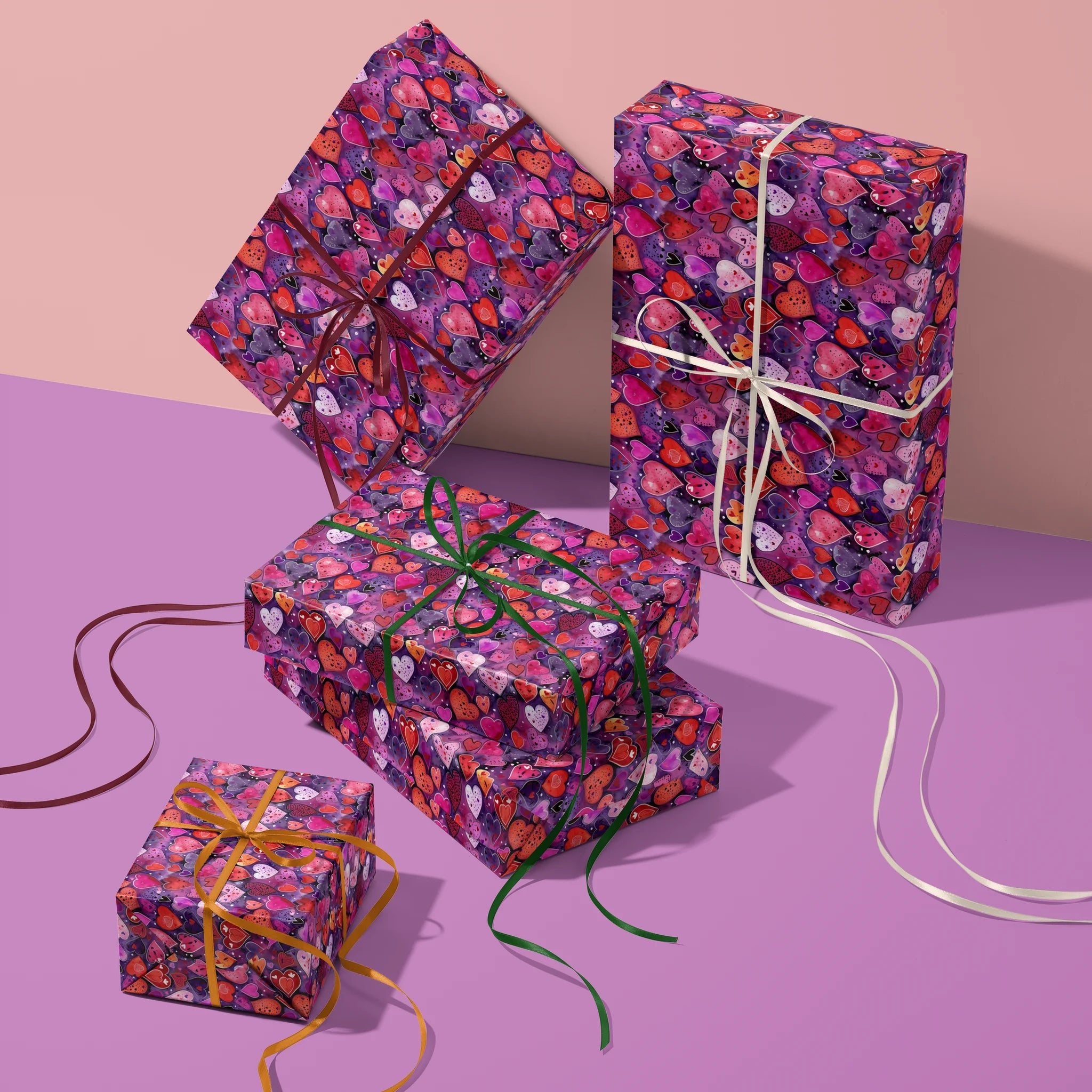 Dreamy Heart Paradise Gift Wrapping Paper