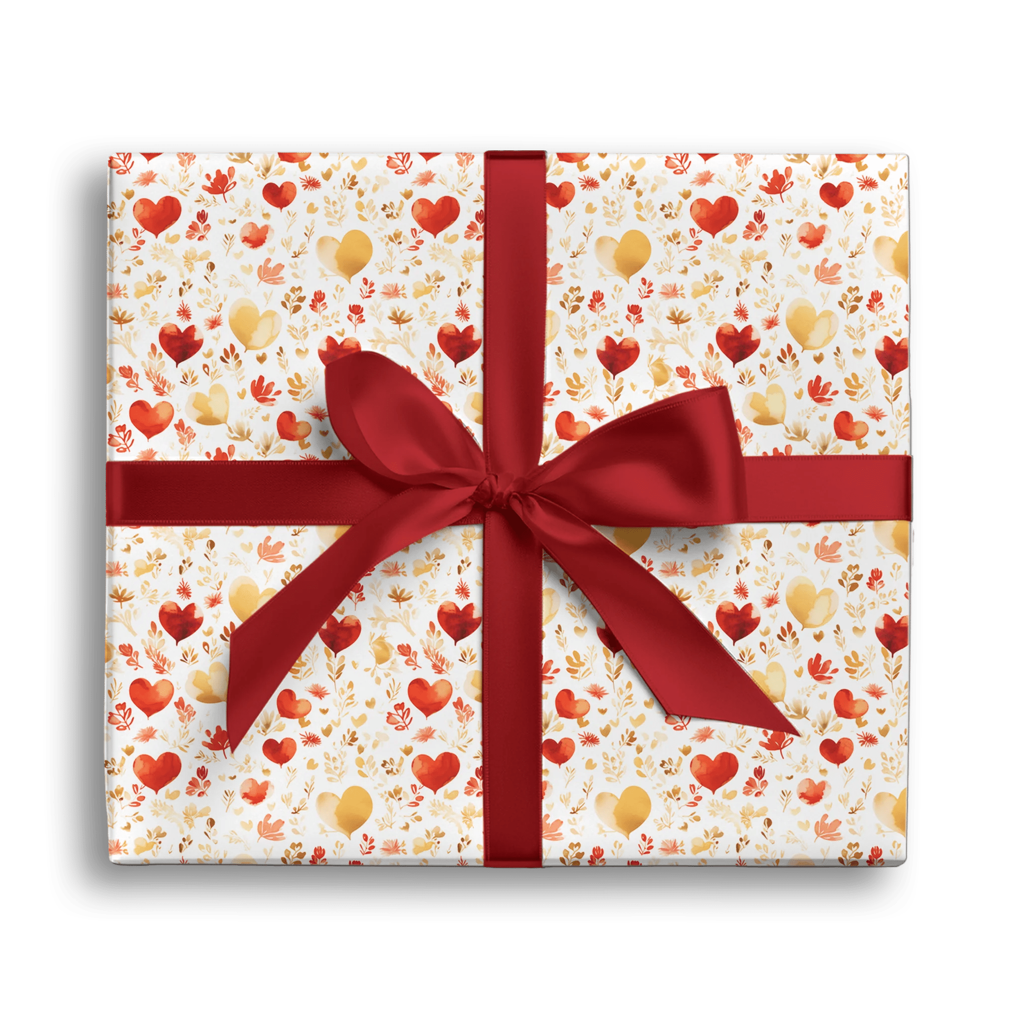 Red And Gold Everywhere Gift Wrapping Paper
