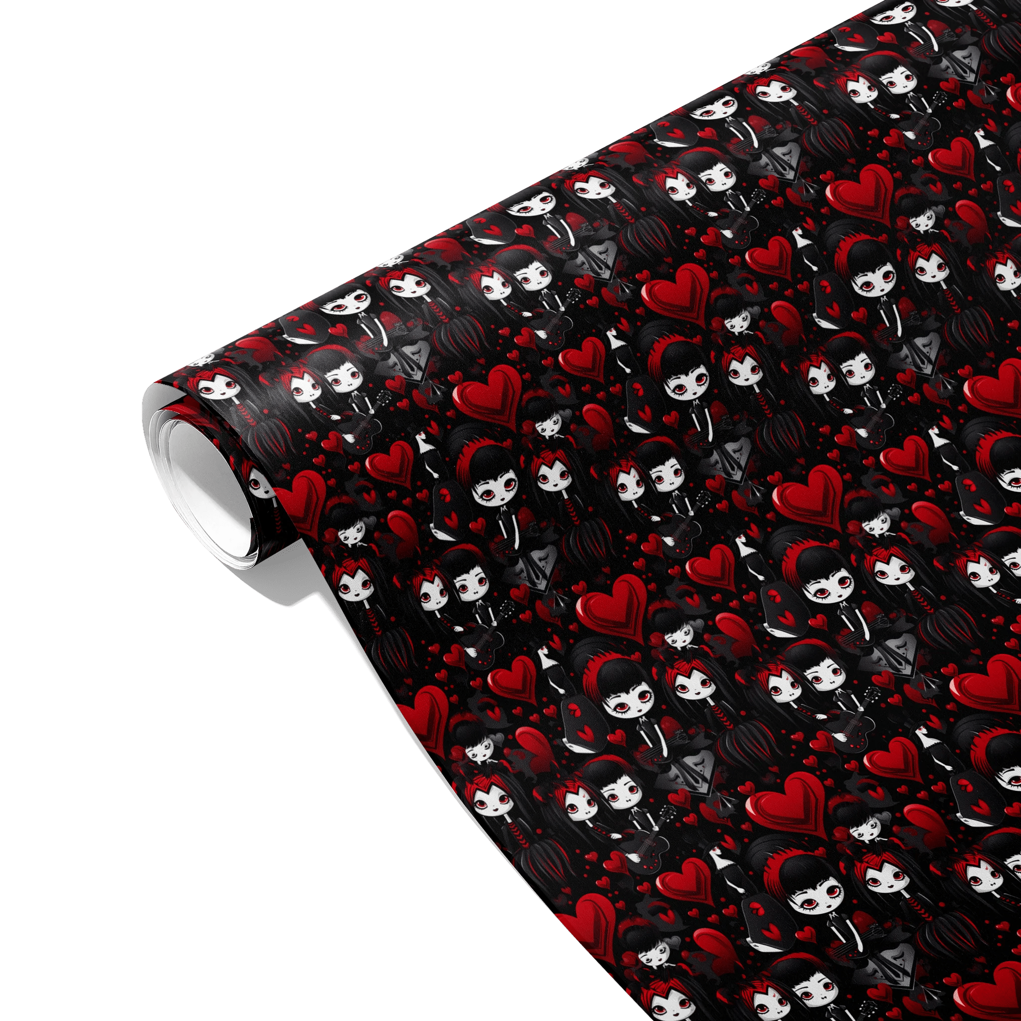 Halloween Valentine Gift Wrapping Paper