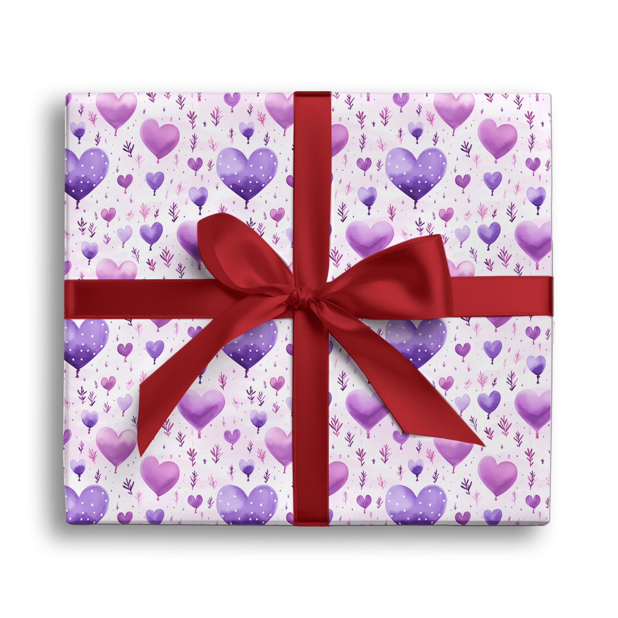 Purple Heart Parade Gift Wrapping Paper