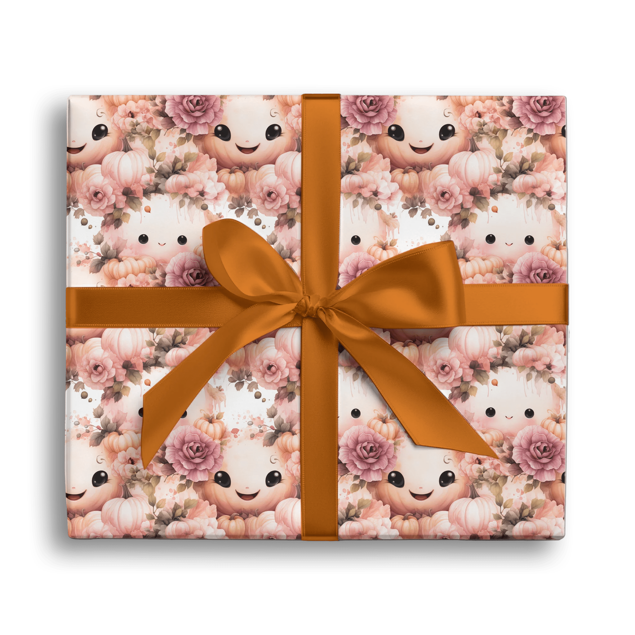 Pumpkin Peekaboo Gift Wrapping Paper