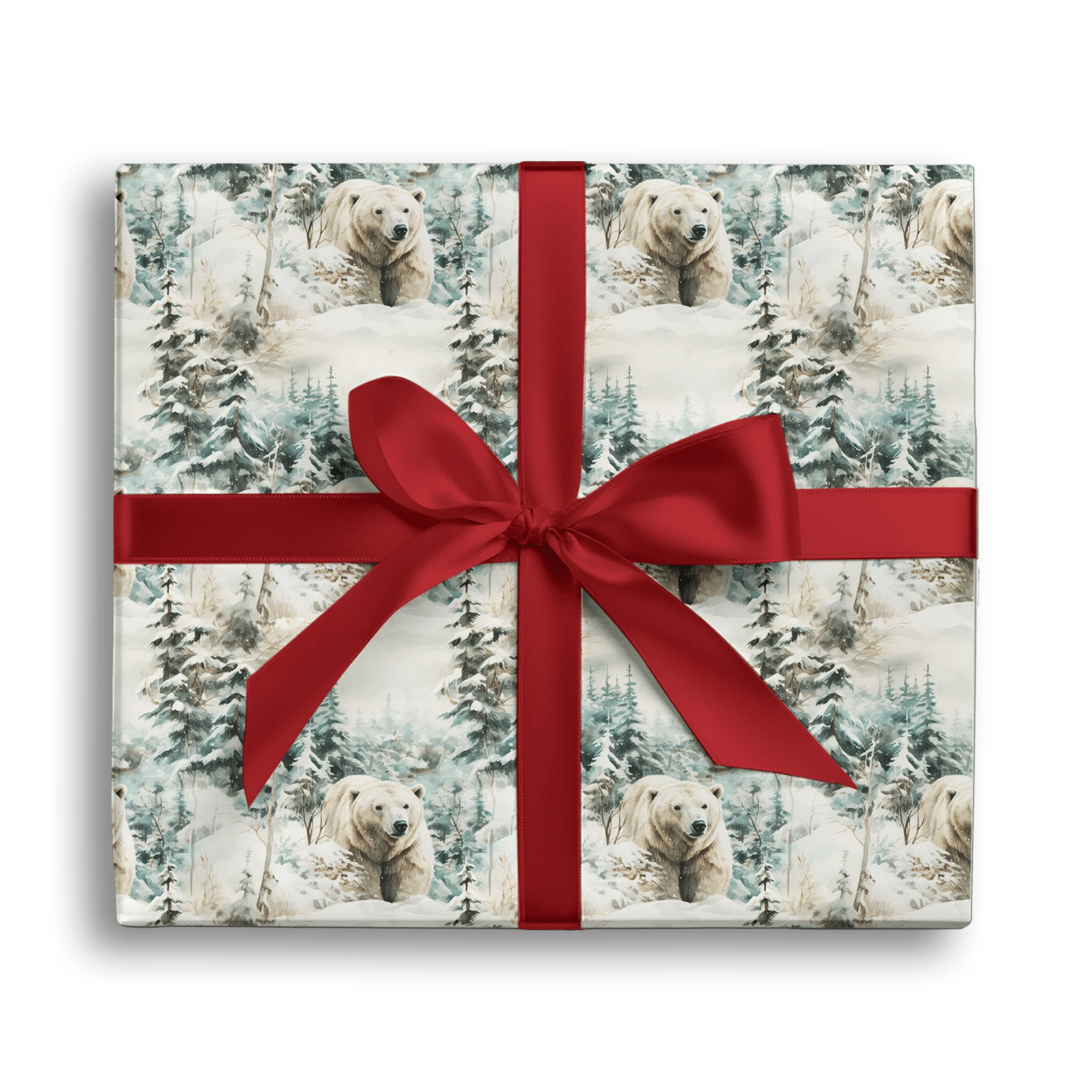 Polar Express Gift Wrapping Paper
