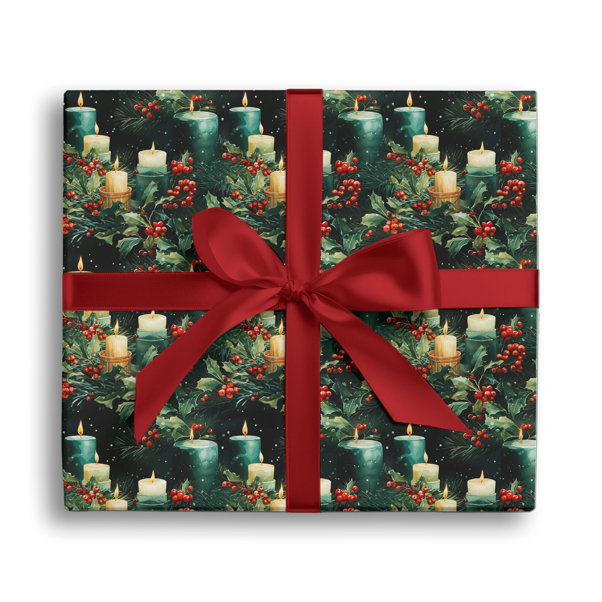 Berry Bright Night Gift Wrapping Paper
