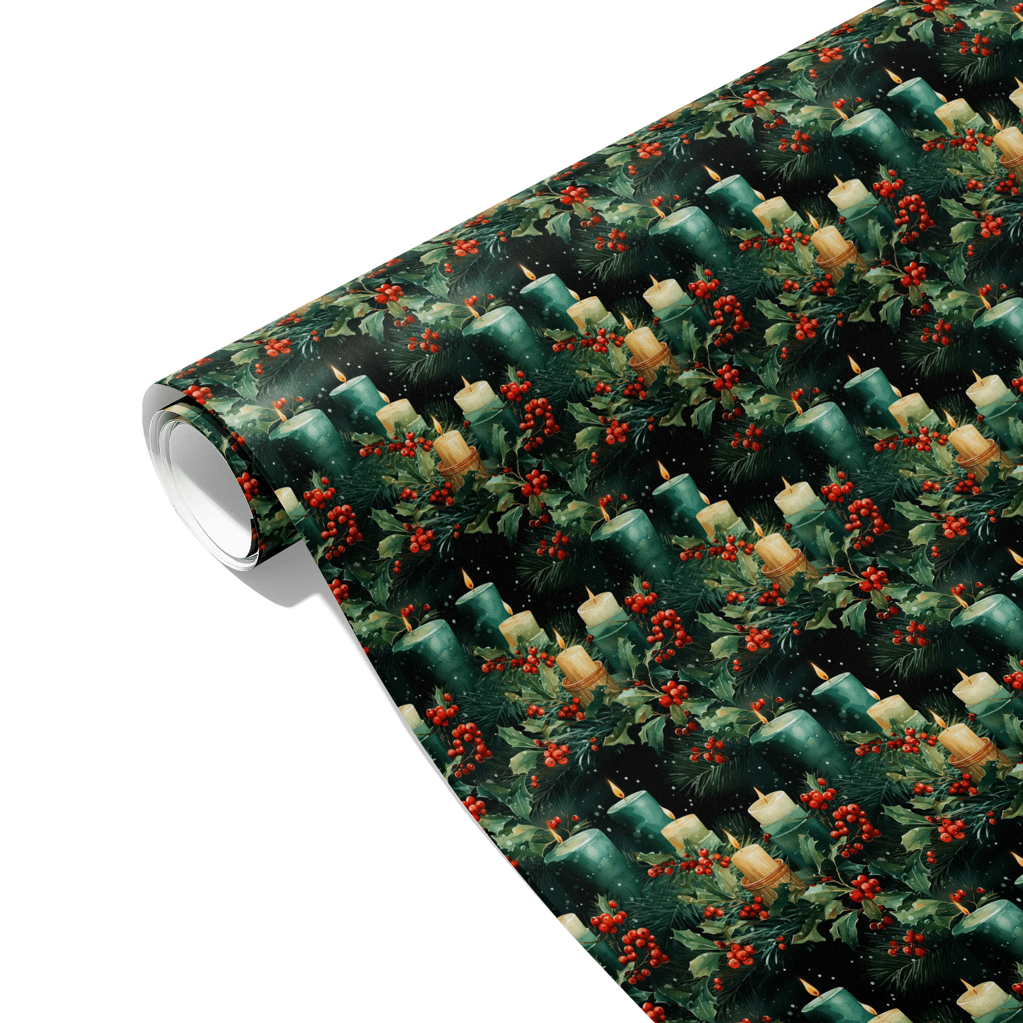 Berry Bright Night Gift Wrapping Paper