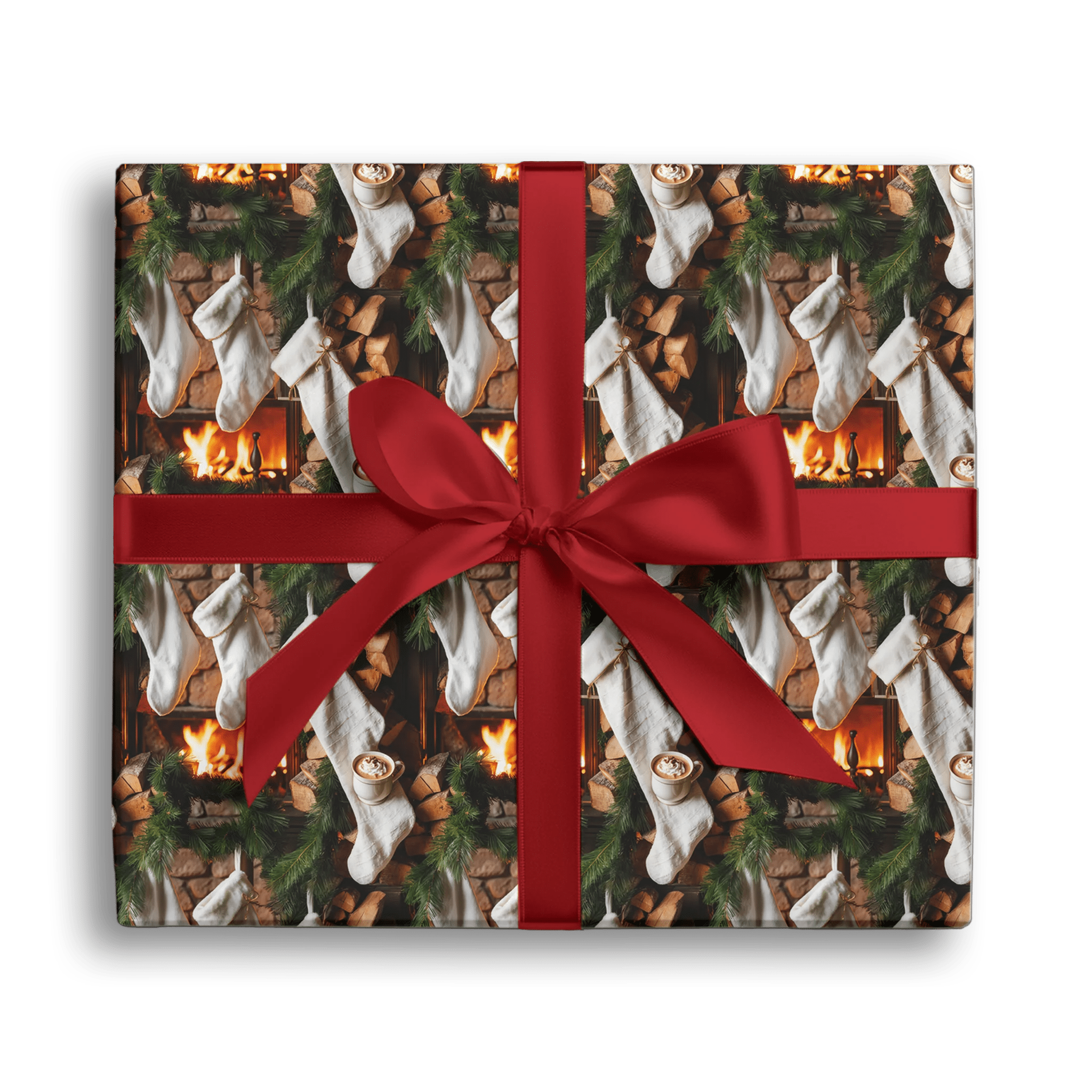 Fireside Cheers Gift Wrapping Paper