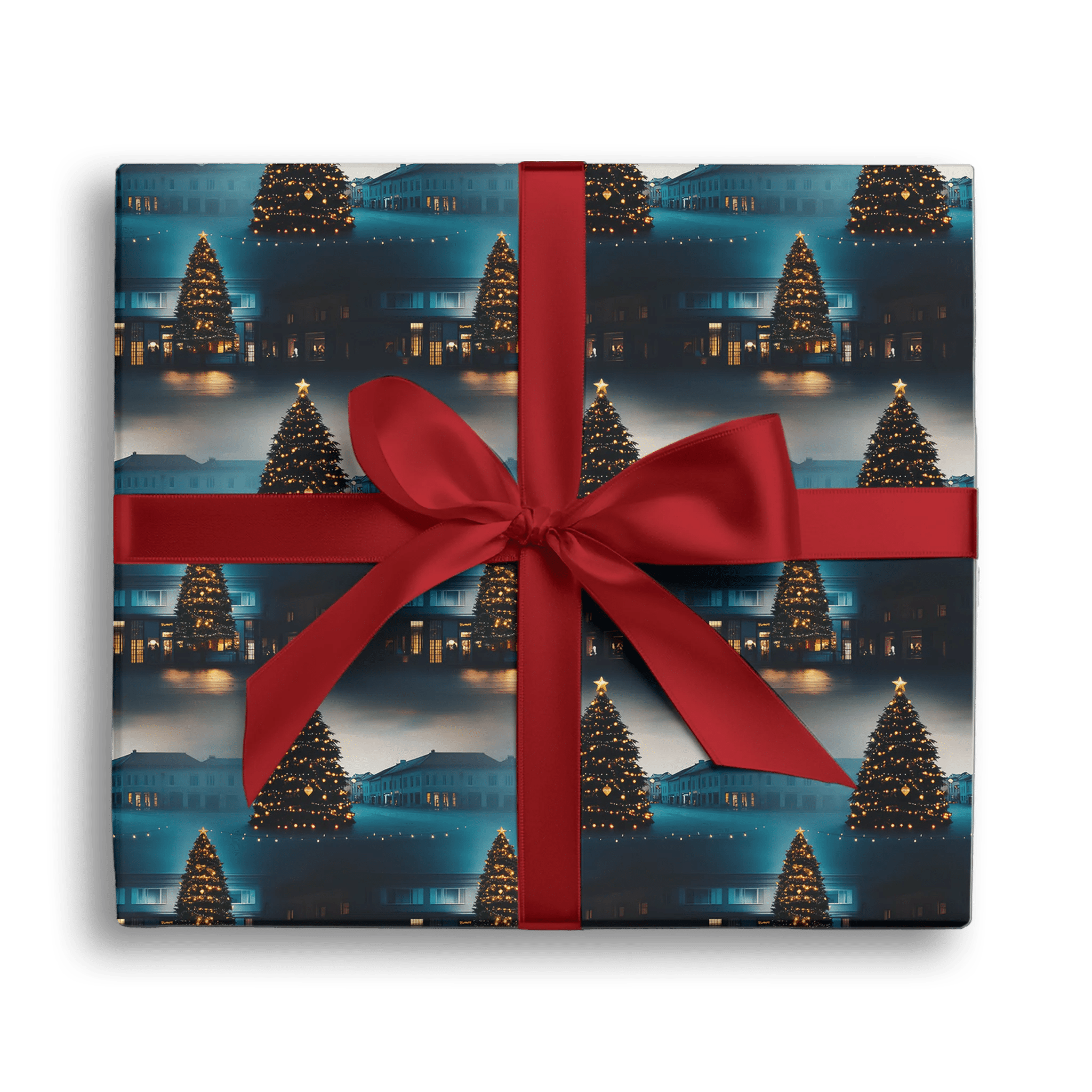 Santa’s Street Beat Gift Wrapping Paper