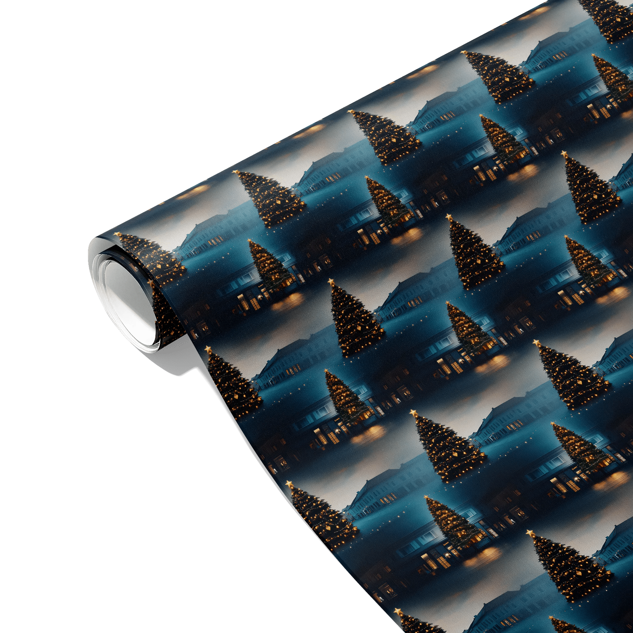 Santa’s Street Beat Gift Wrapping Paper