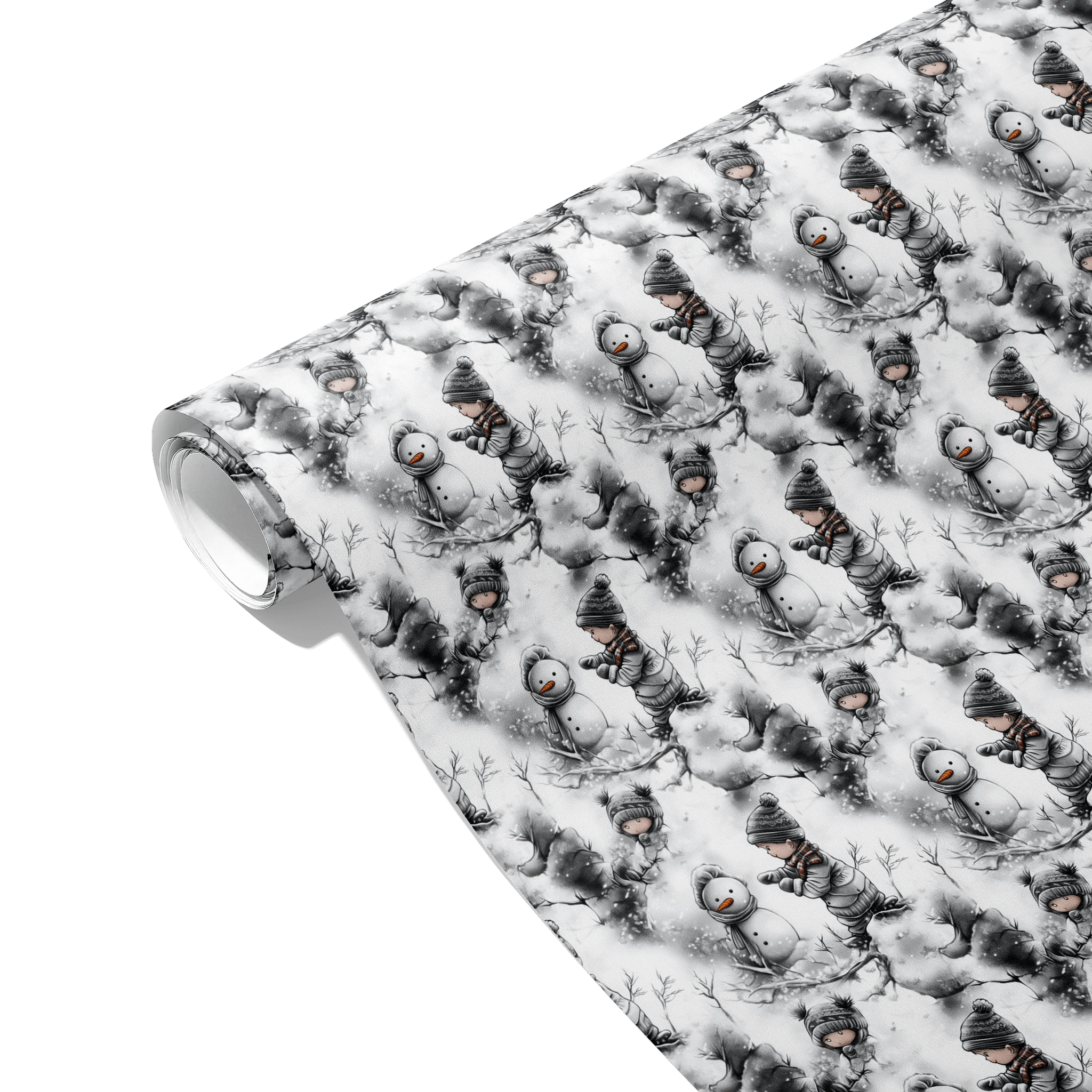 Snowball Effect Gift Wrapping Paper