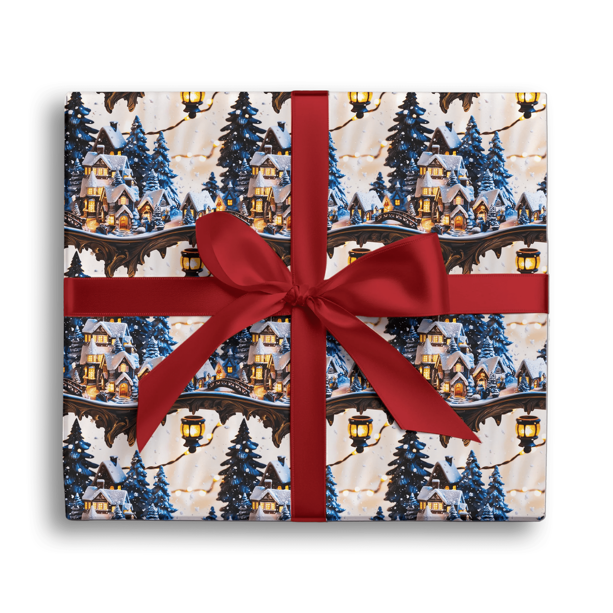 Frosted Welcome Gift Wrapping Paper