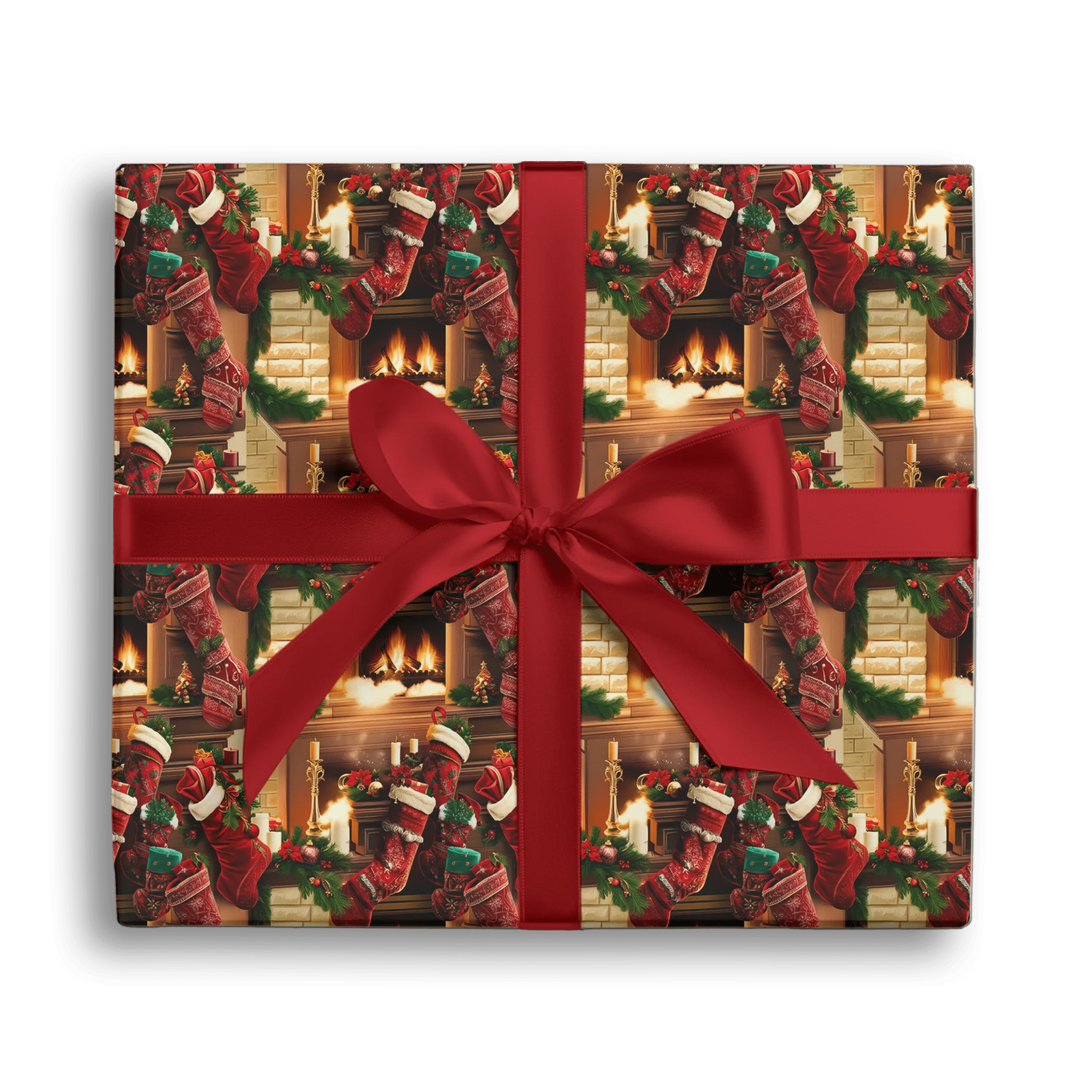 Stocking Up Smiles Gift Wrapping Paper