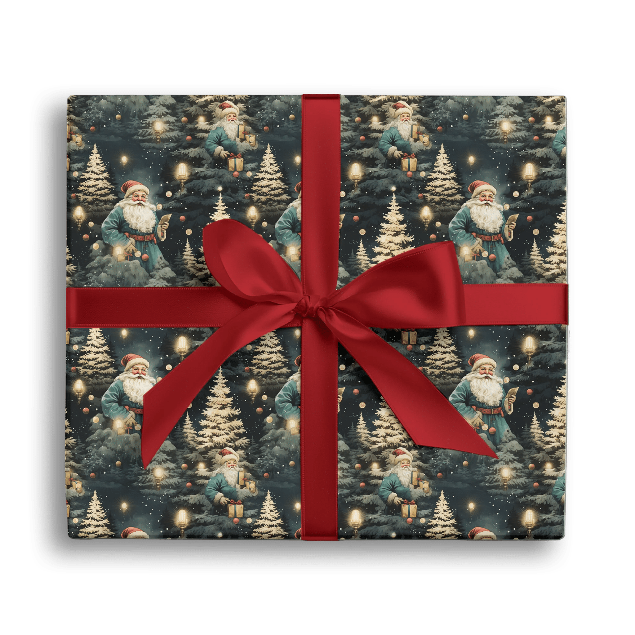 Present Clause Gift Wrapping Paper