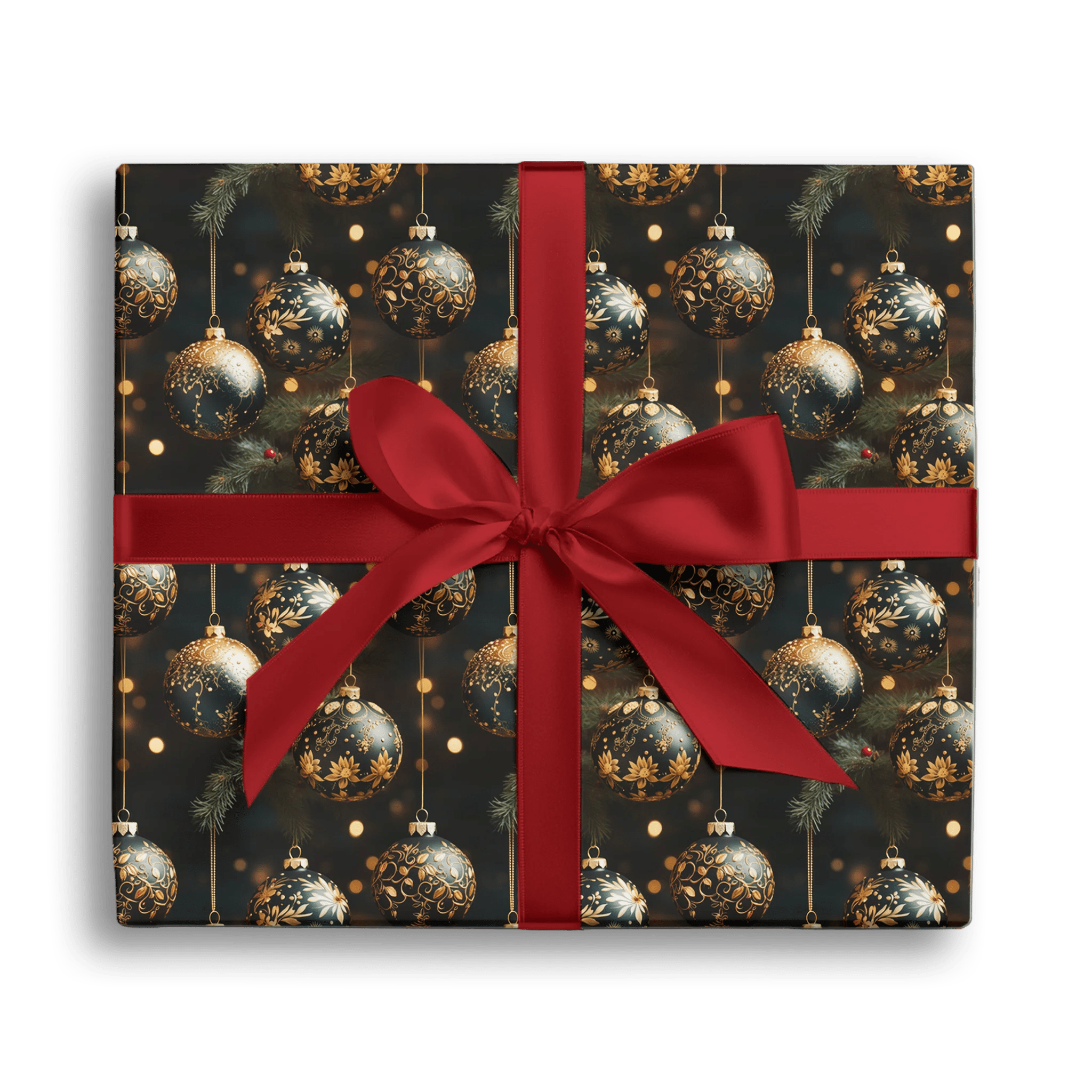 Bauble Up Gift Wrapping Paper