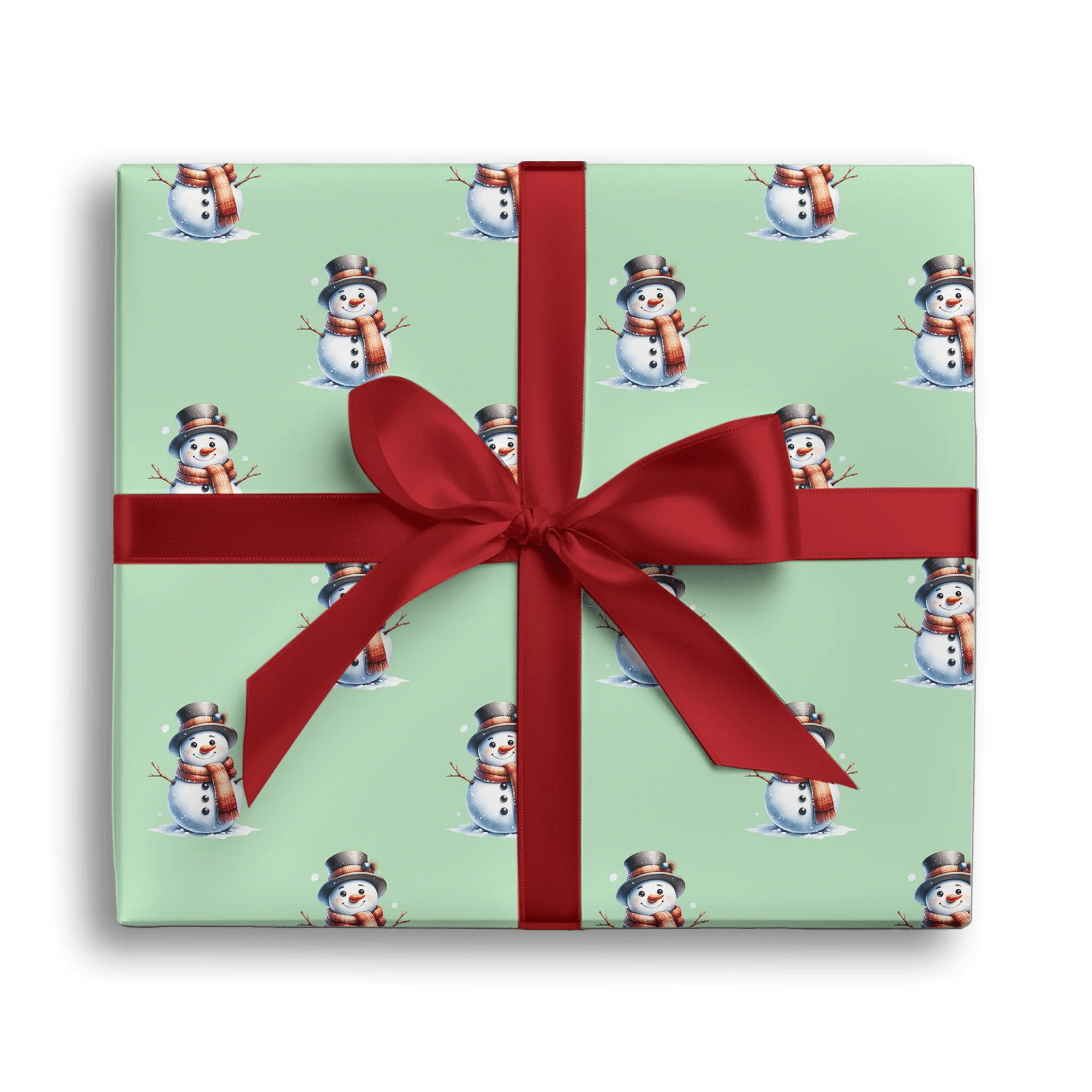 Snowman Standout Gift Wrapping Paper
