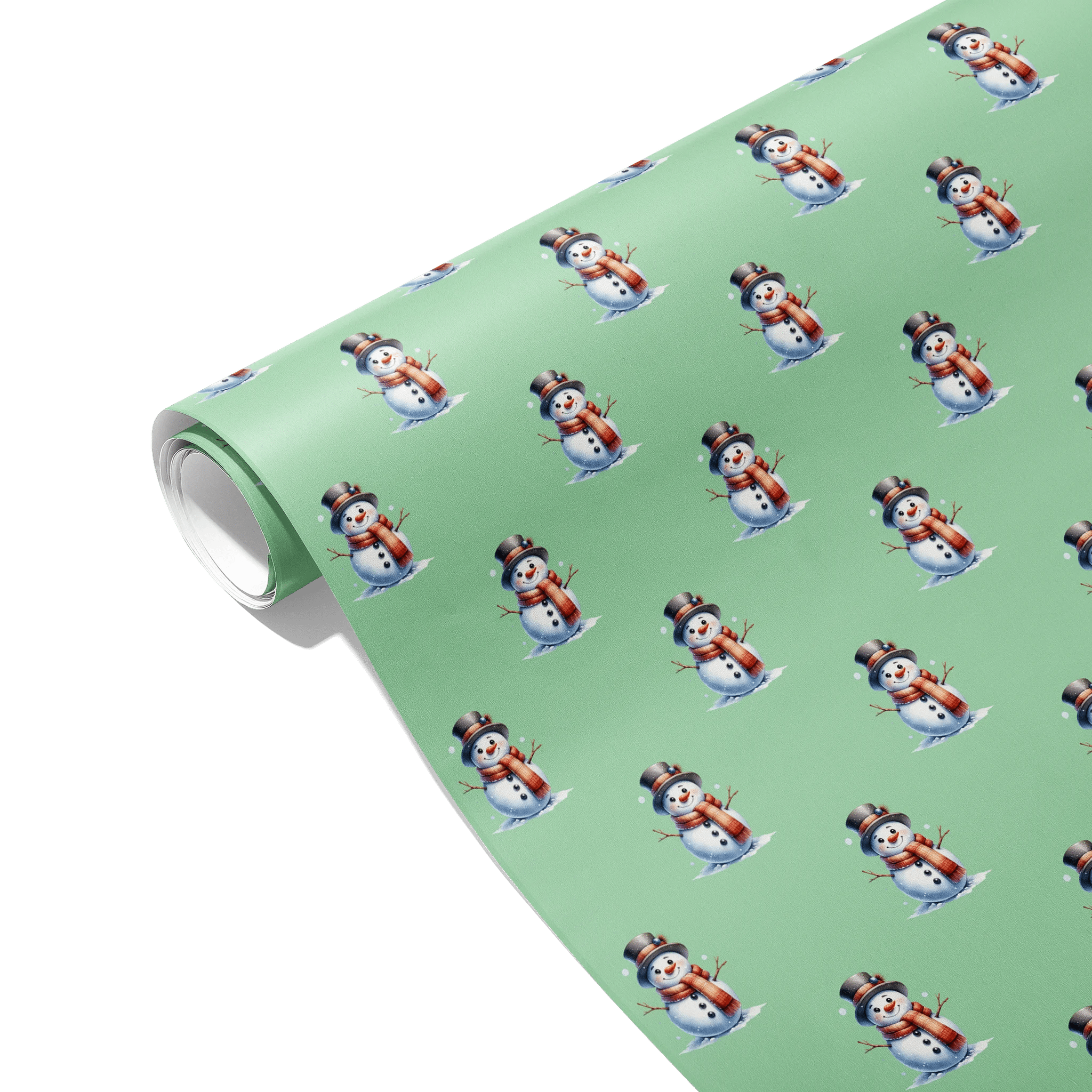 Snowman Standout Gift Wrapping Paper