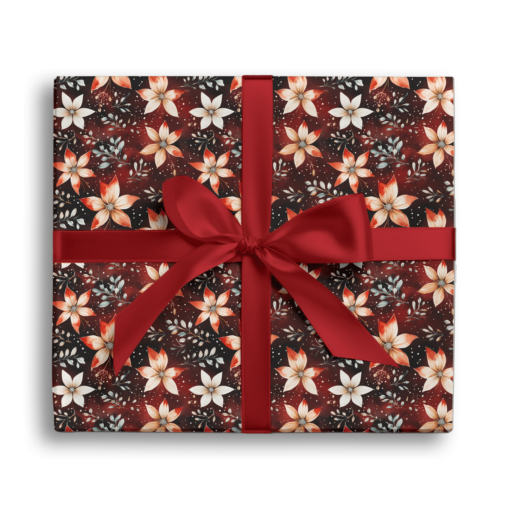 Merry Botanica Gift Wrapping Paper