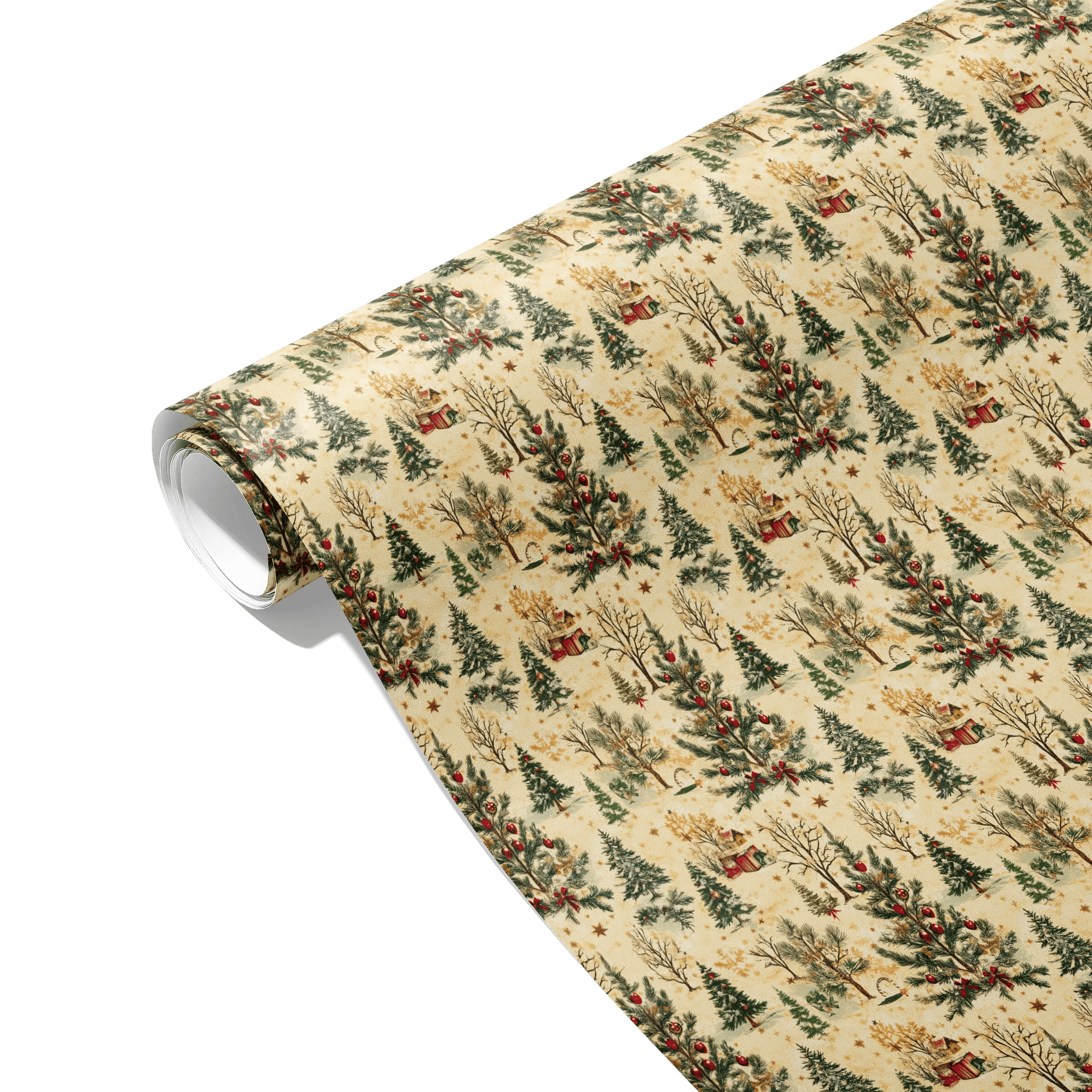 Festive Hide & Sleigh Gift Wrapping Paper