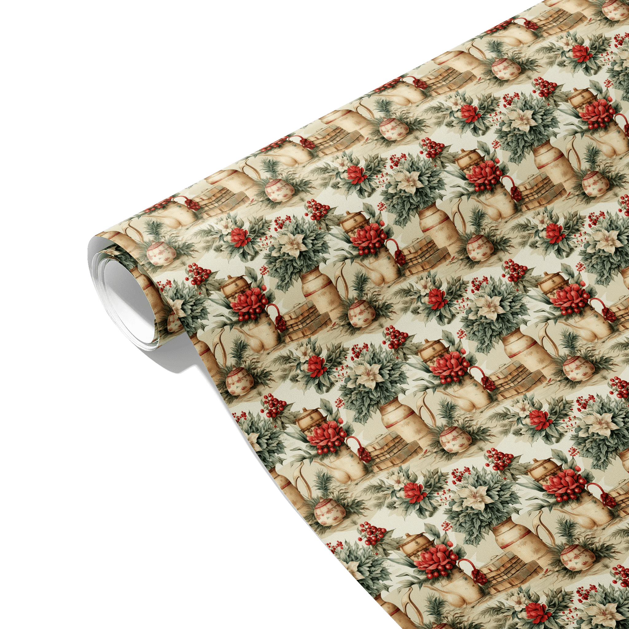Cozy Hearth Gift Wrapping Paper