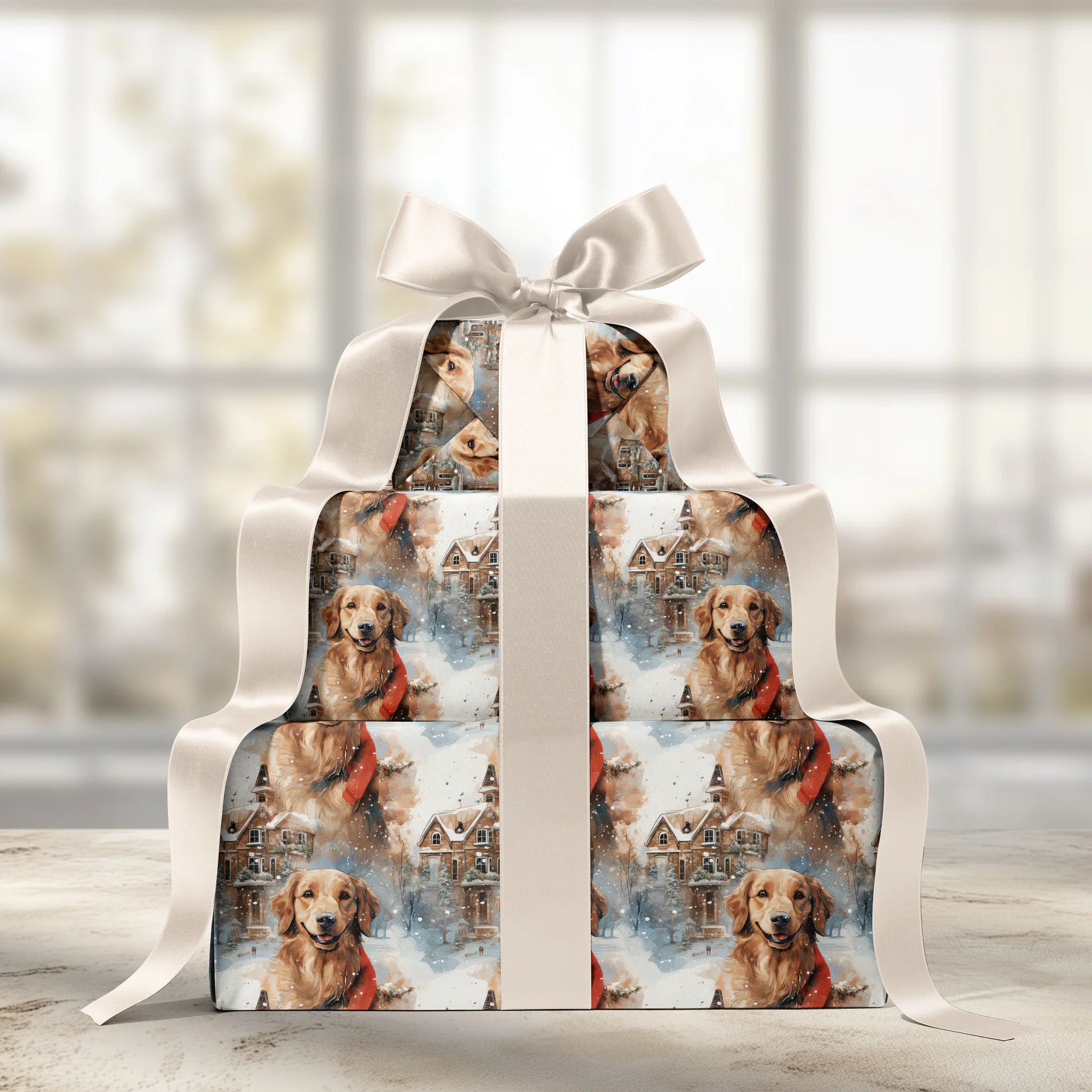Gift Retriever Gift Wrapping Paper