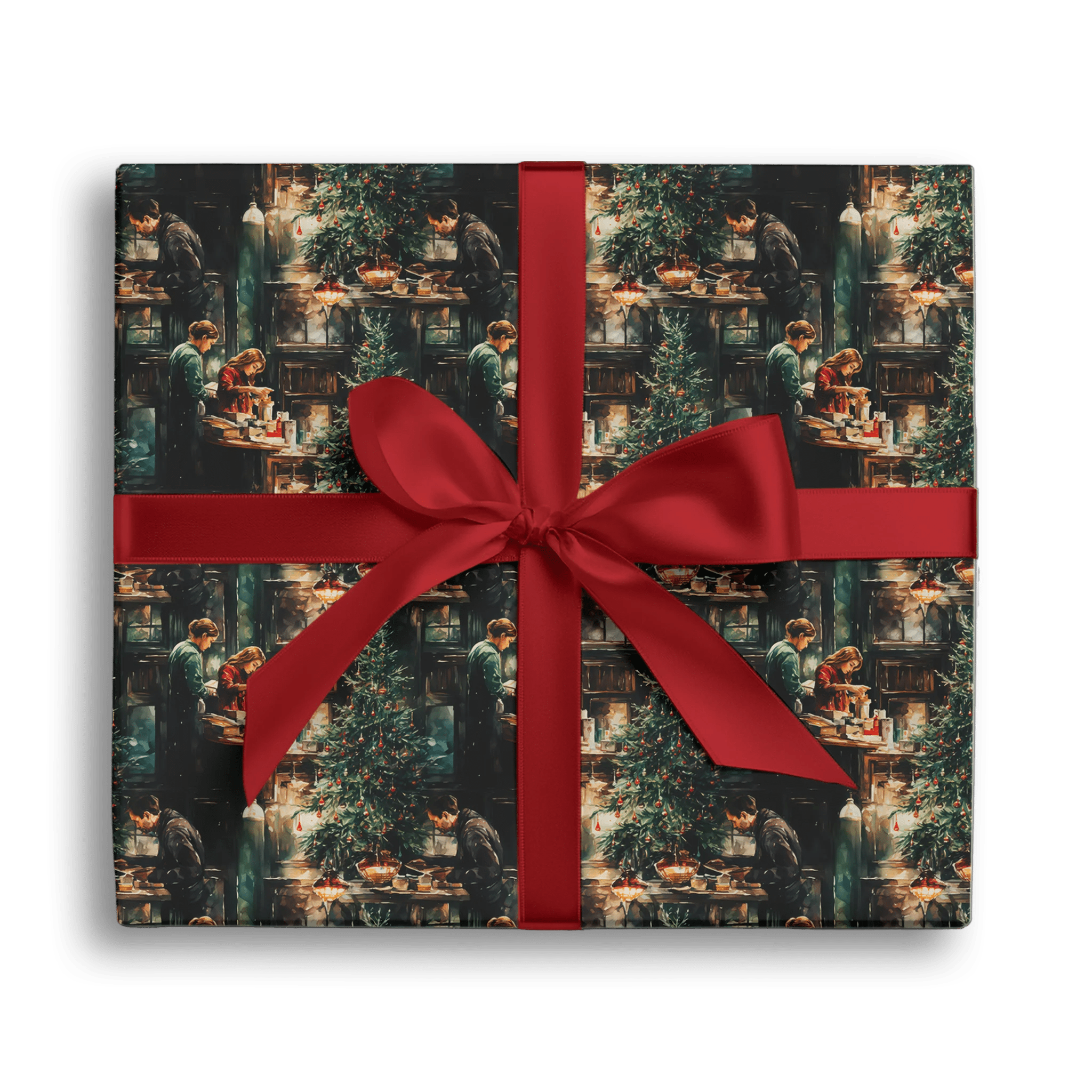 Tree-mendous Time Gift Wrapping Paper