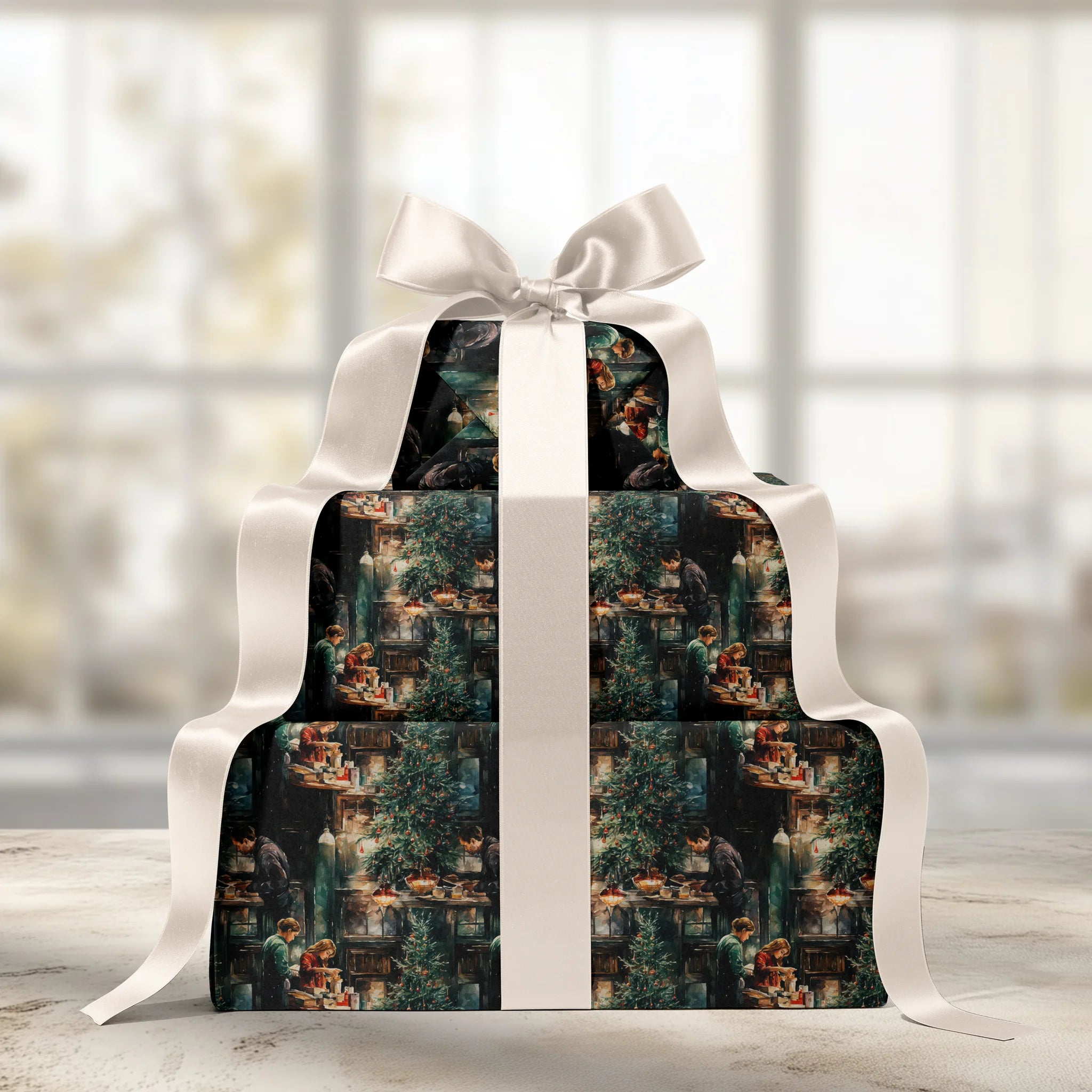 Tree-mendous Time Gift Wrapping Paper