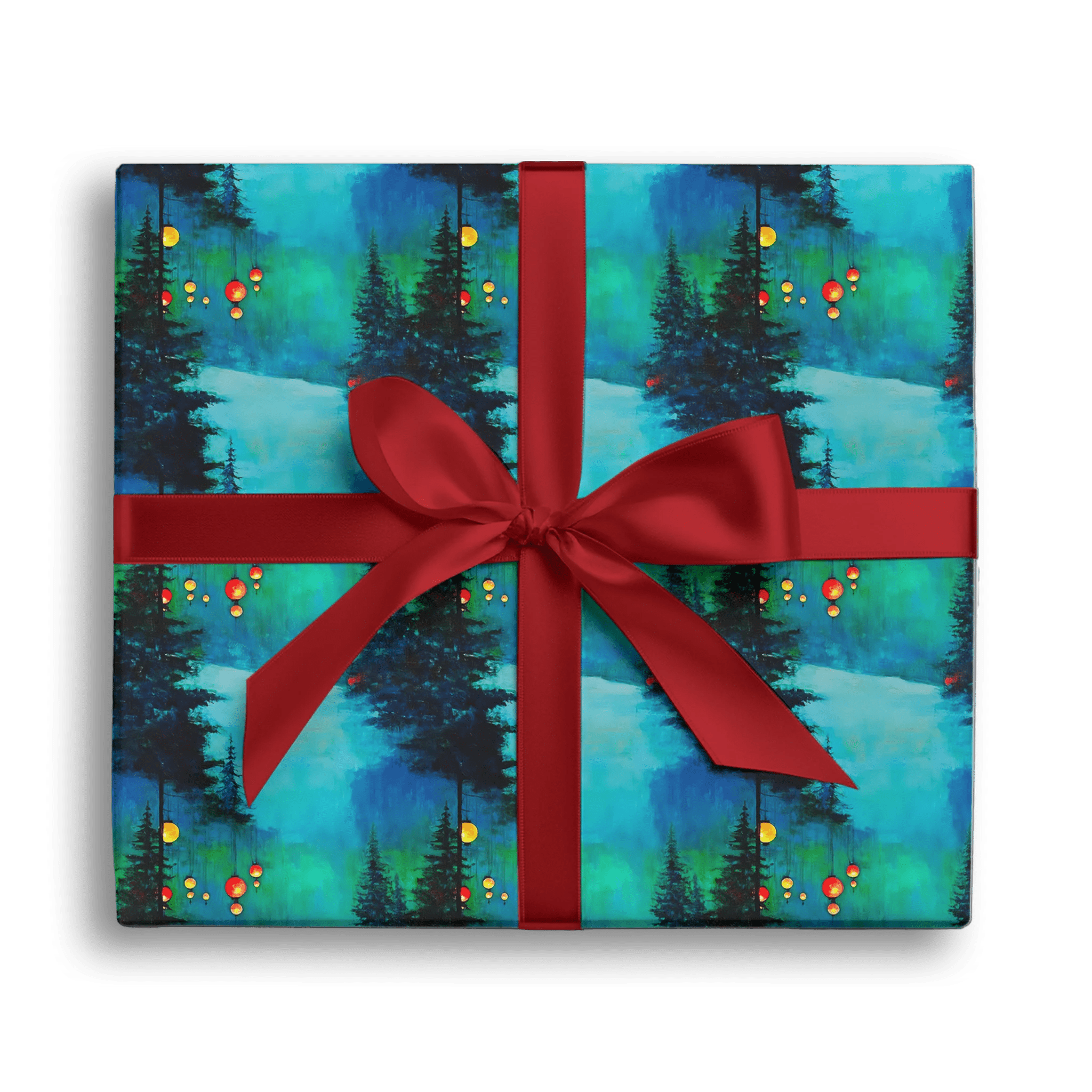 Spruced Up Surprise Gift Wrapping Paper