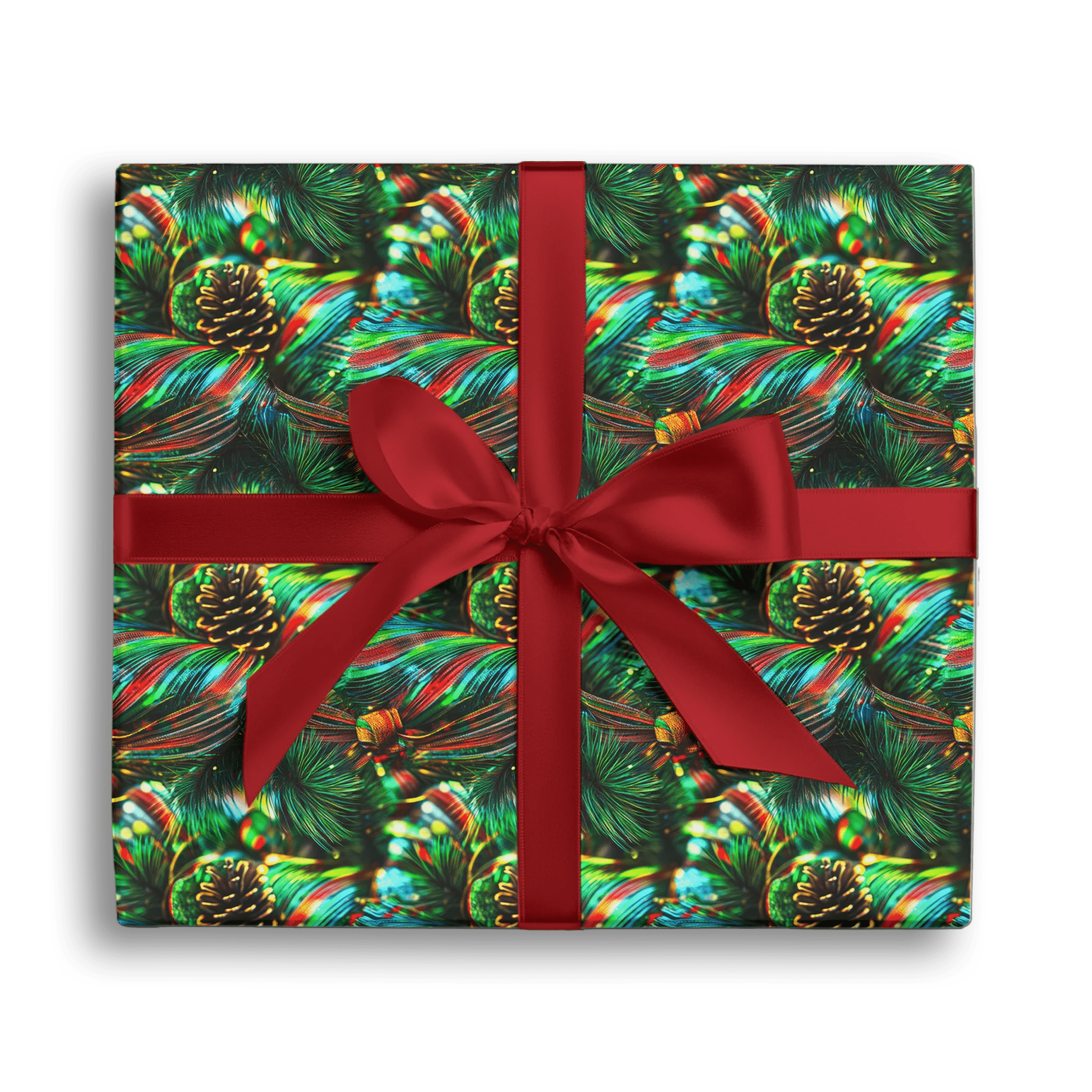 Pine-ing for Christmas Gift Wrapping Paper