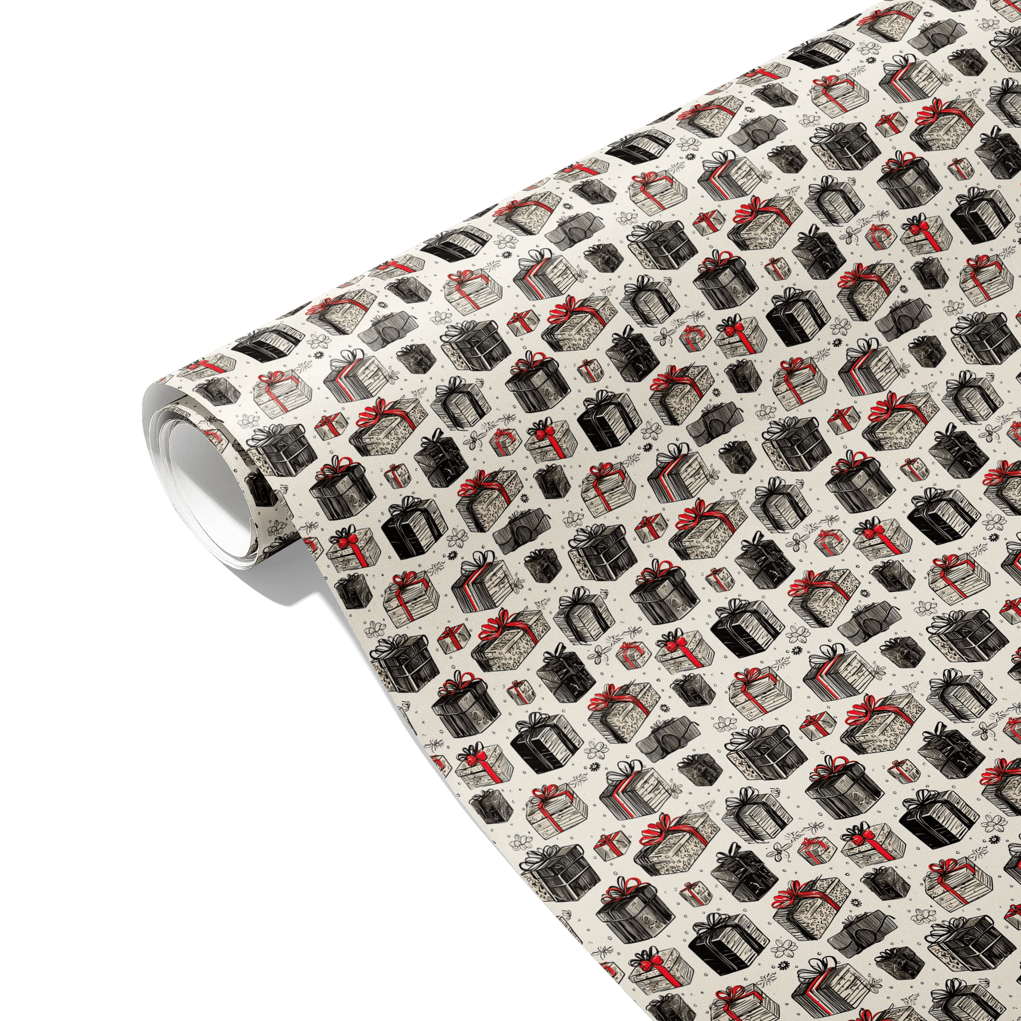 Bow Ho Ho Gift Wrapping Paper