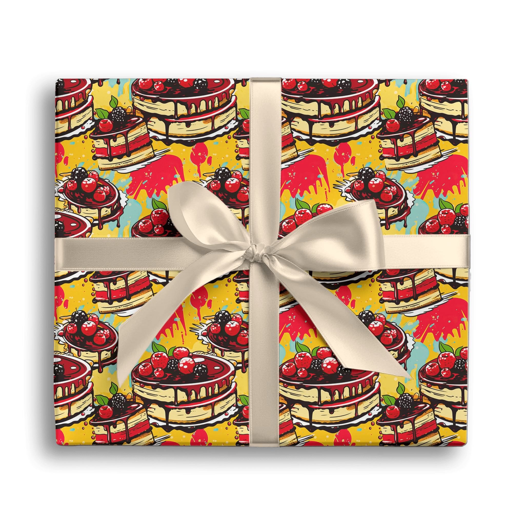 Merry Cakemas Gift Wrapping Paper