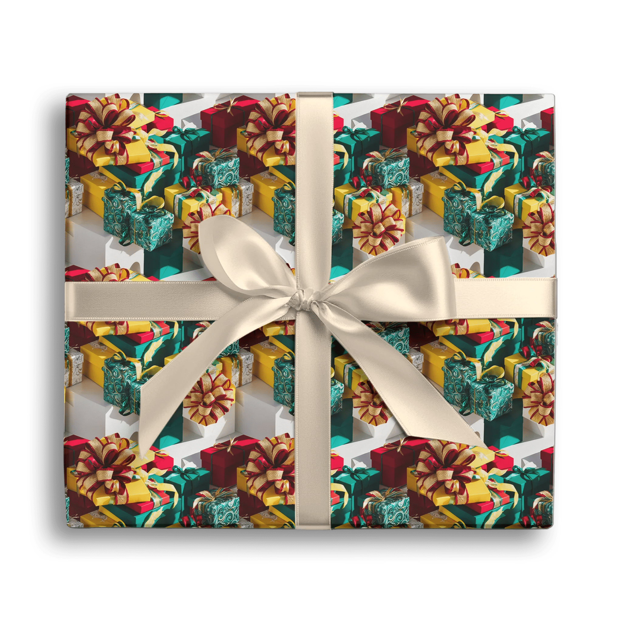 Cleverly Contained Gift Wrapping Paper