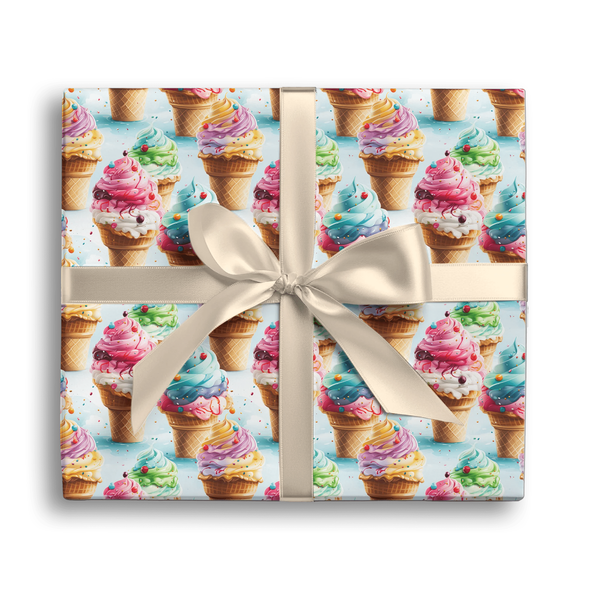 Sundae Funday Gift Wrapping Paper