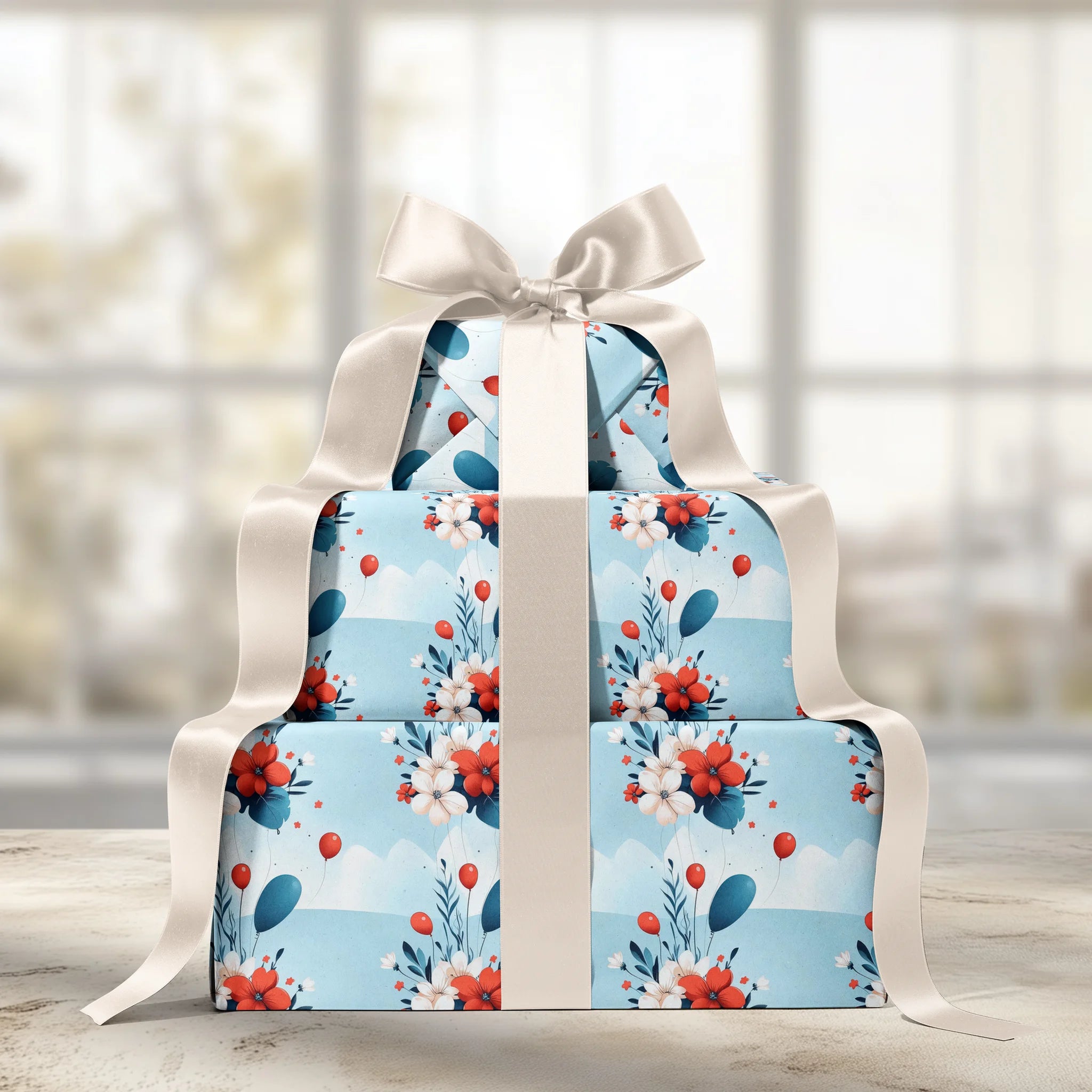 Up Up & Array Gift Wrapping Paper