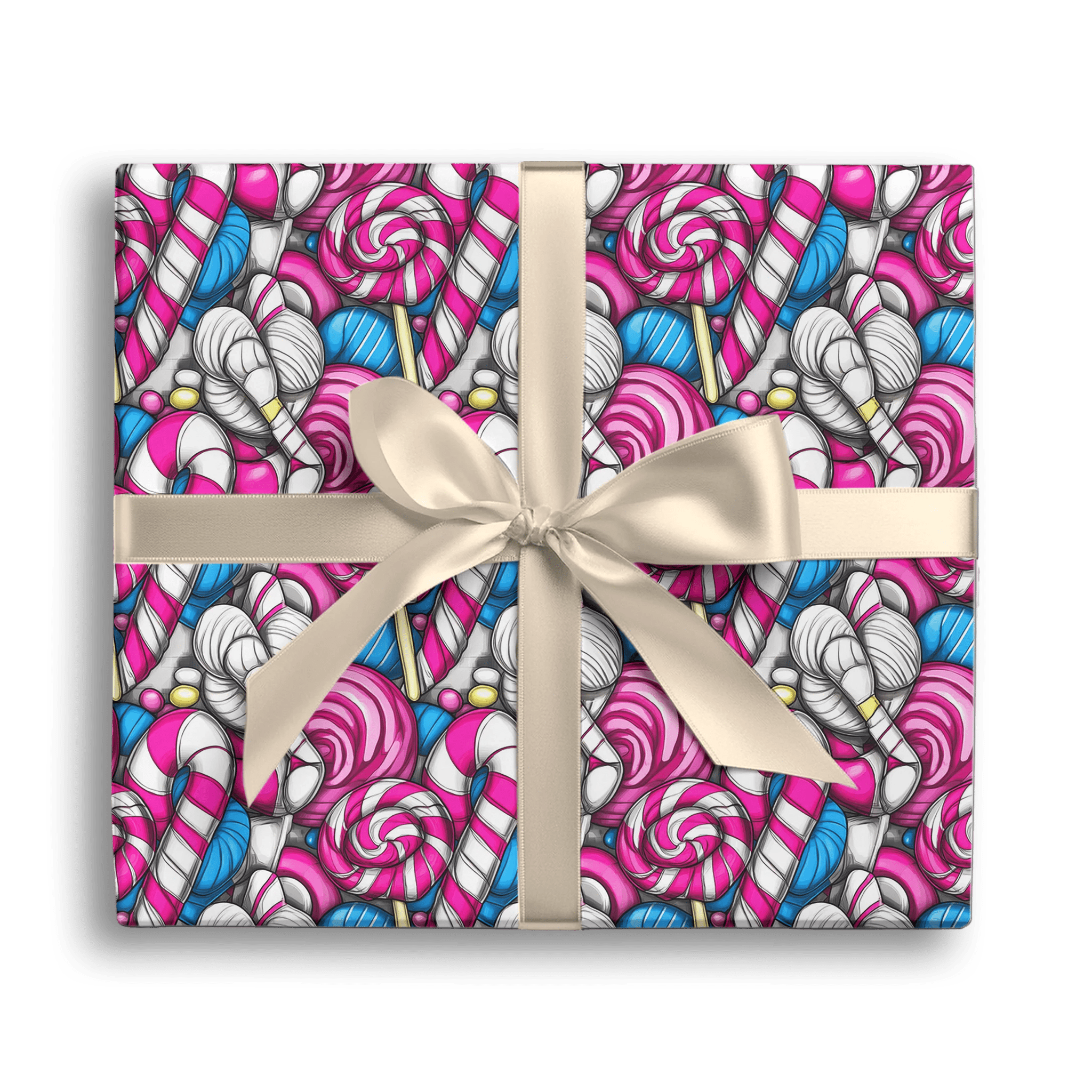 Happy Unwrapping Gift Wrapping Paper