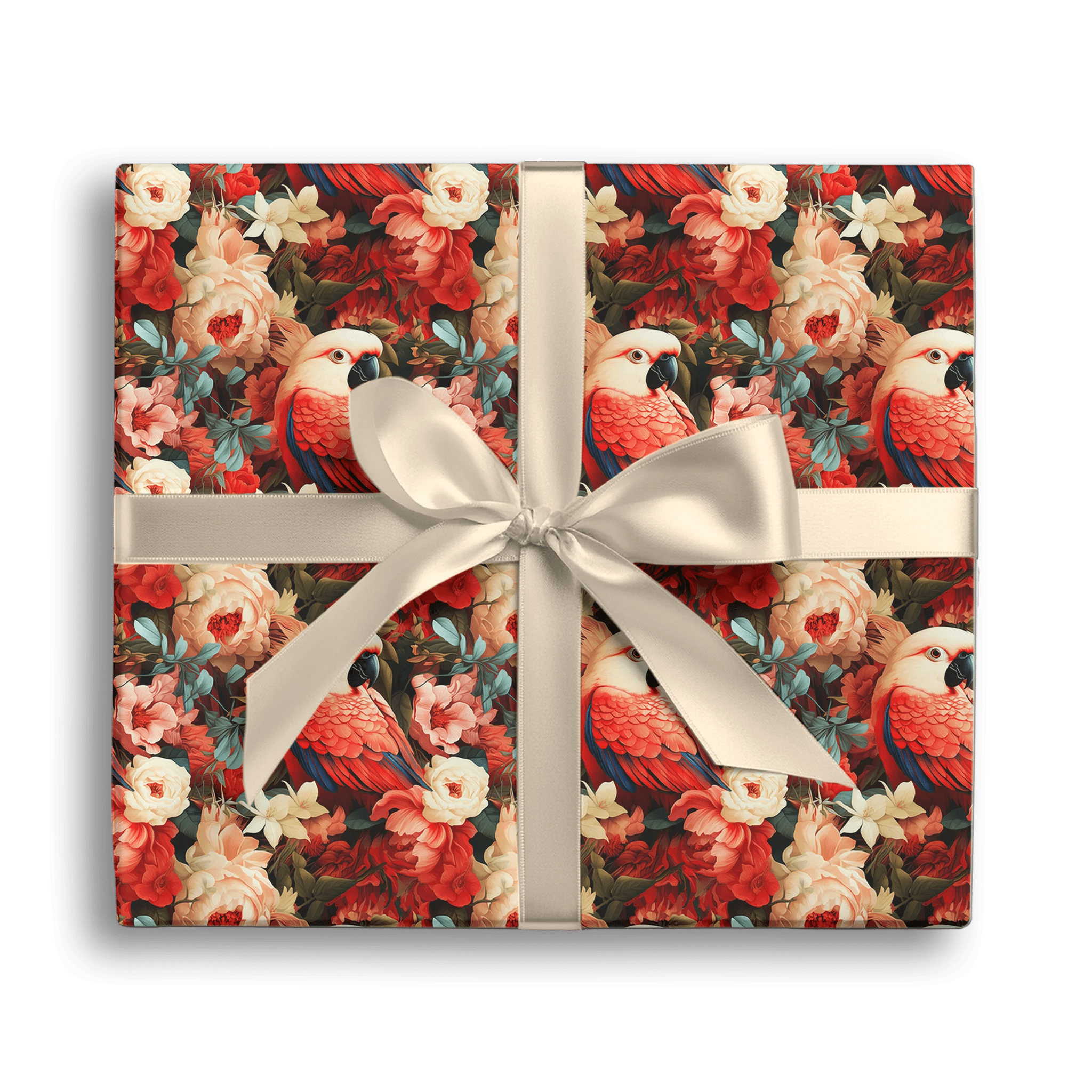 Vibrant Tropical Flair Gift Wrapping Paper