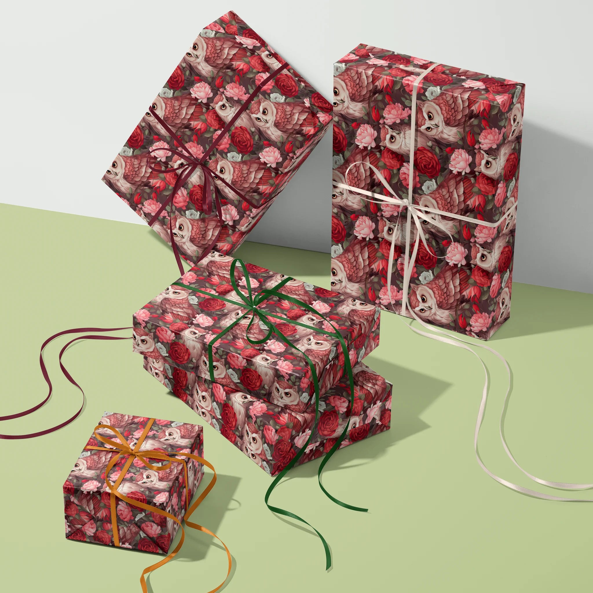 Forest Wisdom Blooms Gift Wrapping Paper