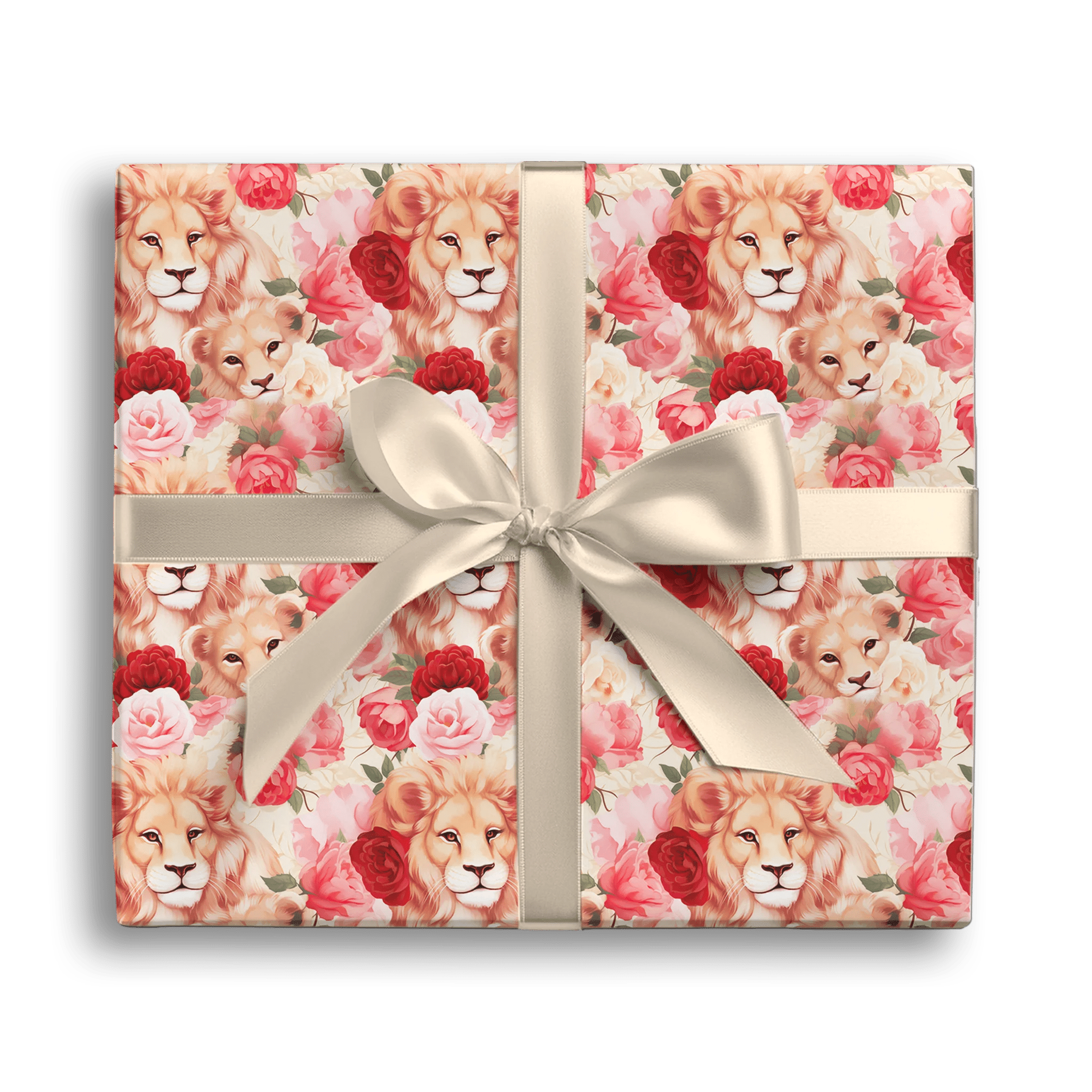 Majestic Rose Guardian Gift Wrapping Paper