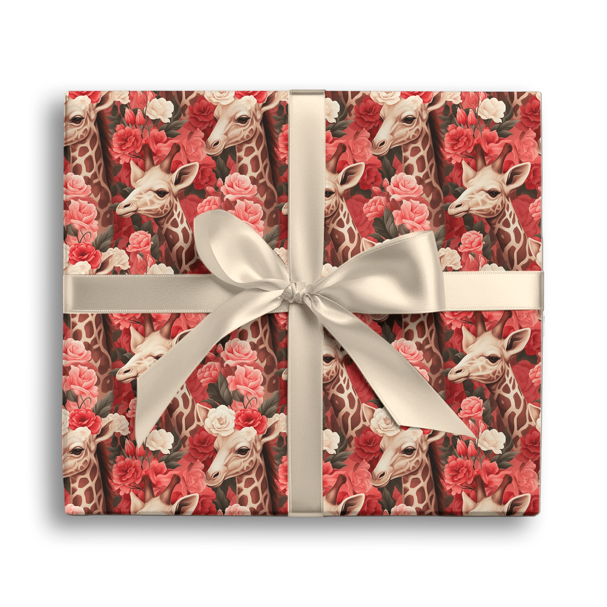 Towering Rose Beauty Gift Wrapping Paper