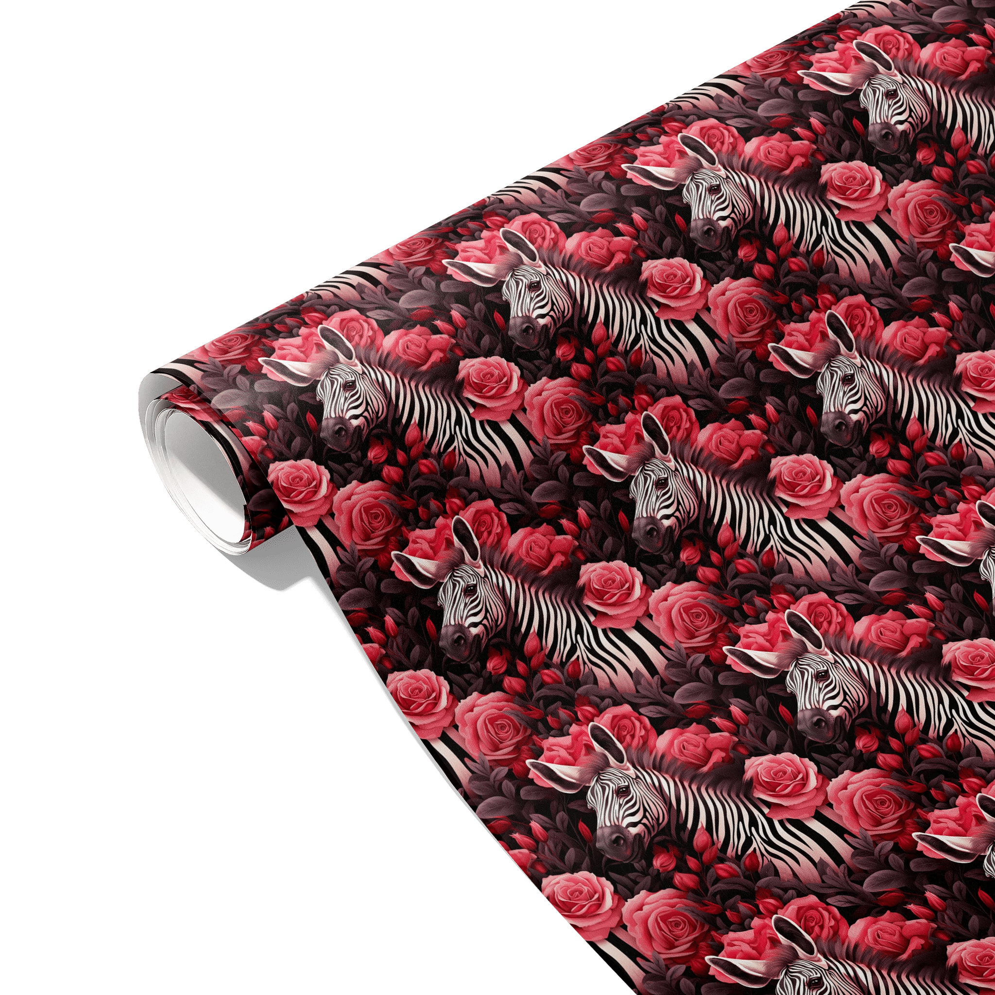 Stripes And Rosy Hues Gift Wrapping Paper