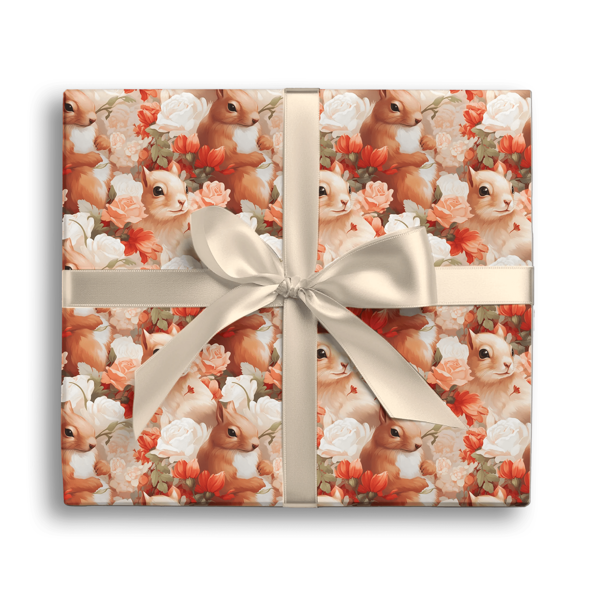 Curious Woodland Critter Gift Wrapping Paper